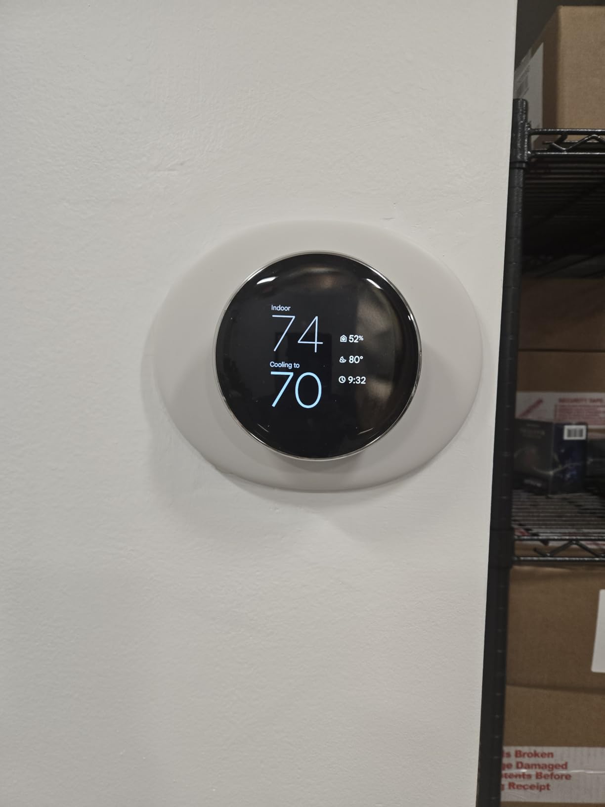 Google Nest Learning Thermostat (4th gen) + Nest Temperature Sensor (2nd gen) - Obsidian customer photo 1
