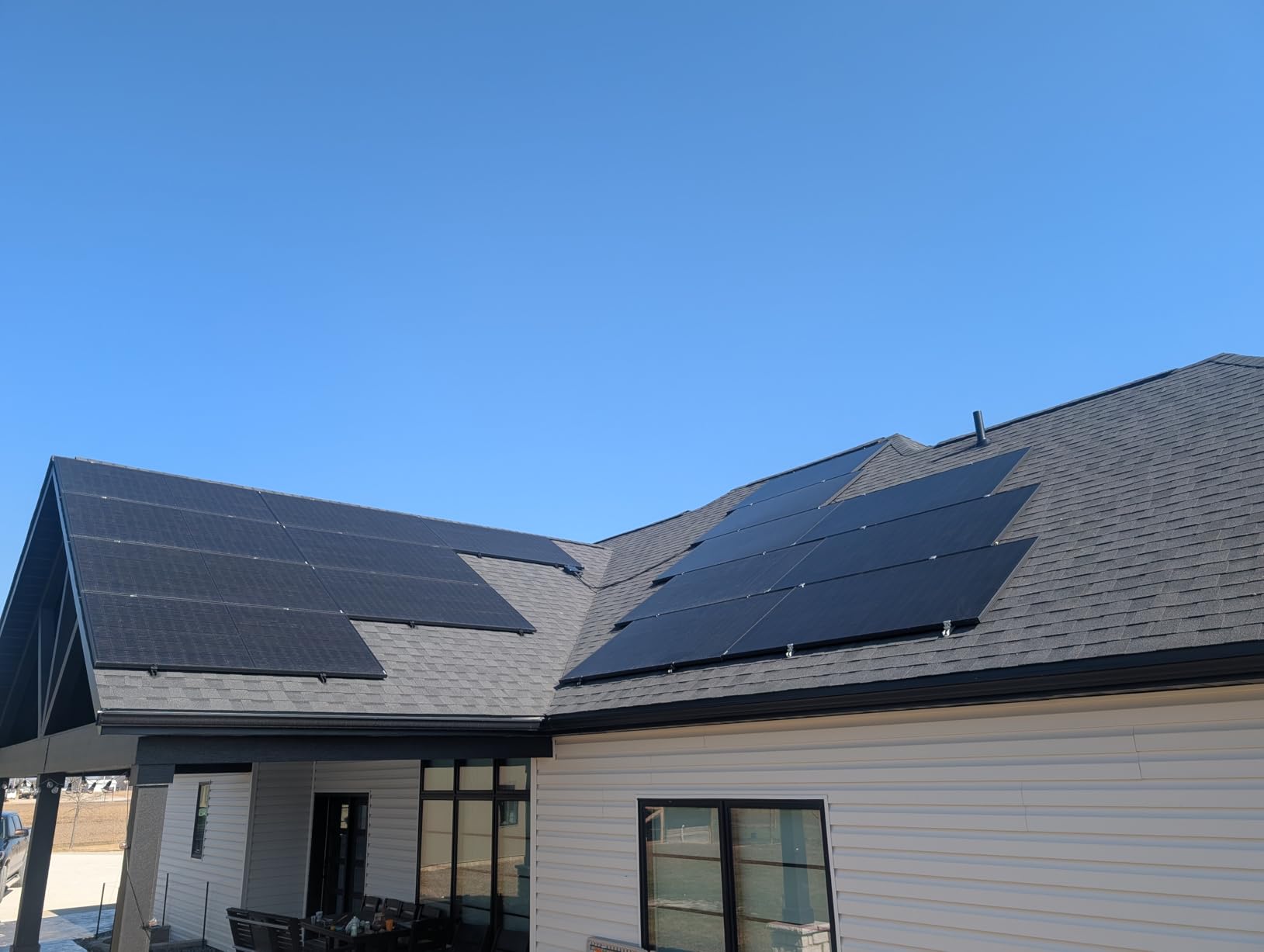 Solar Panel Roof Mounting Kit, Complete 2 Panel Solar Rack System for Asphalt Shingle Roofs customer photo 1