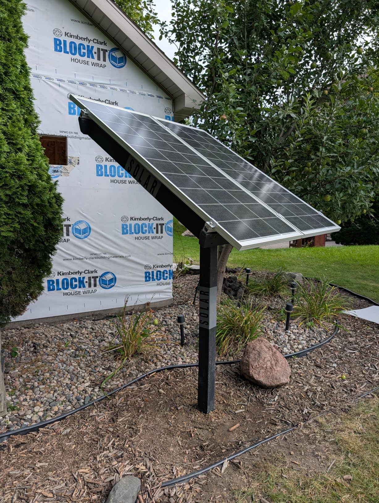 Solar Panel Roof Mounting Kit, Complete 2 Panel Solar Rack System for Asphalt Shingle Roofs customer photo 2