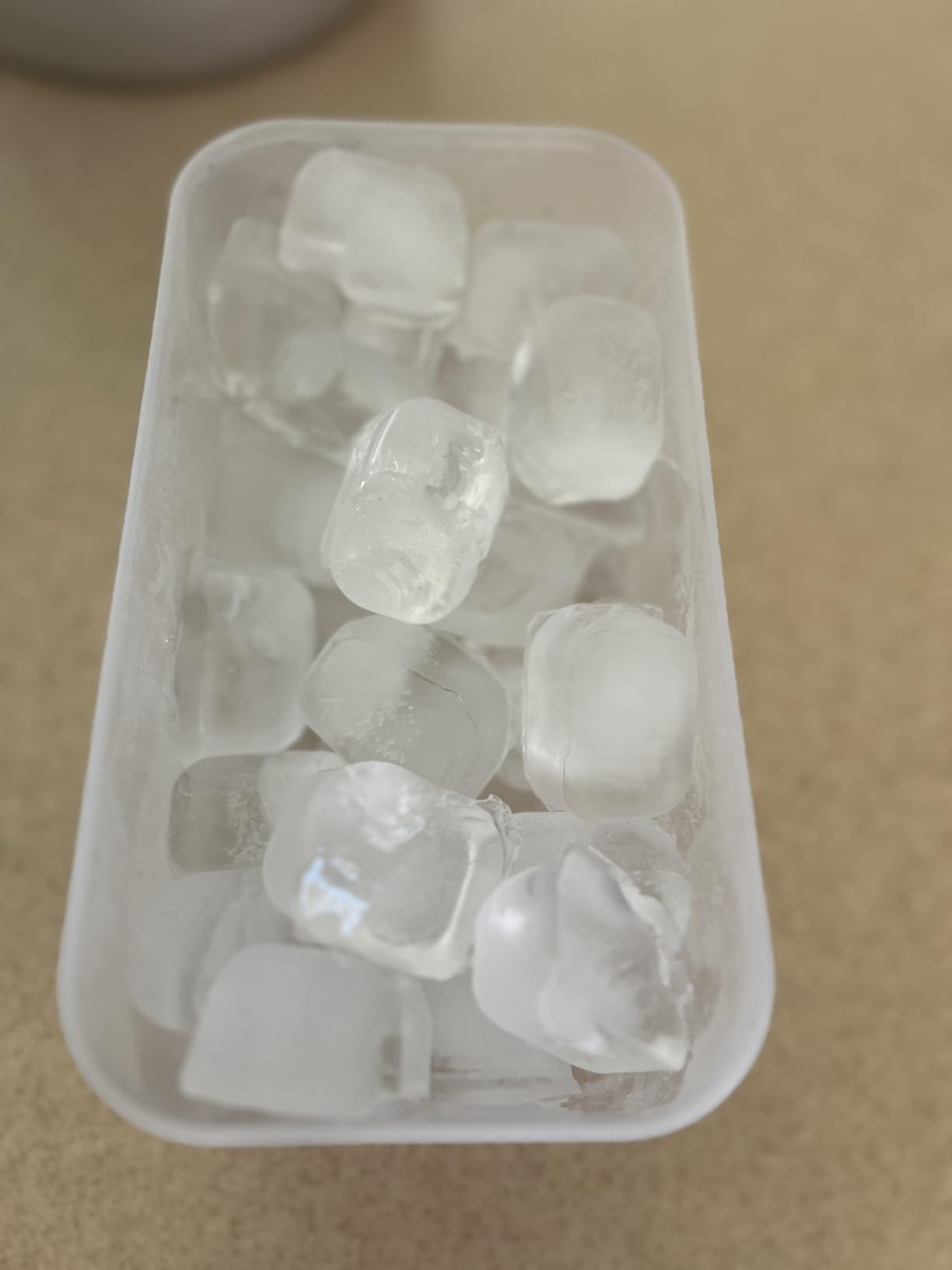 DOQAUS Ice Cube Tray with Lid and Bin, 4 Pack Ice Cube Trays for Freezer | Silicone, Stackable. Easy Release Trays with Storage Bin & Scoop customer photo 2