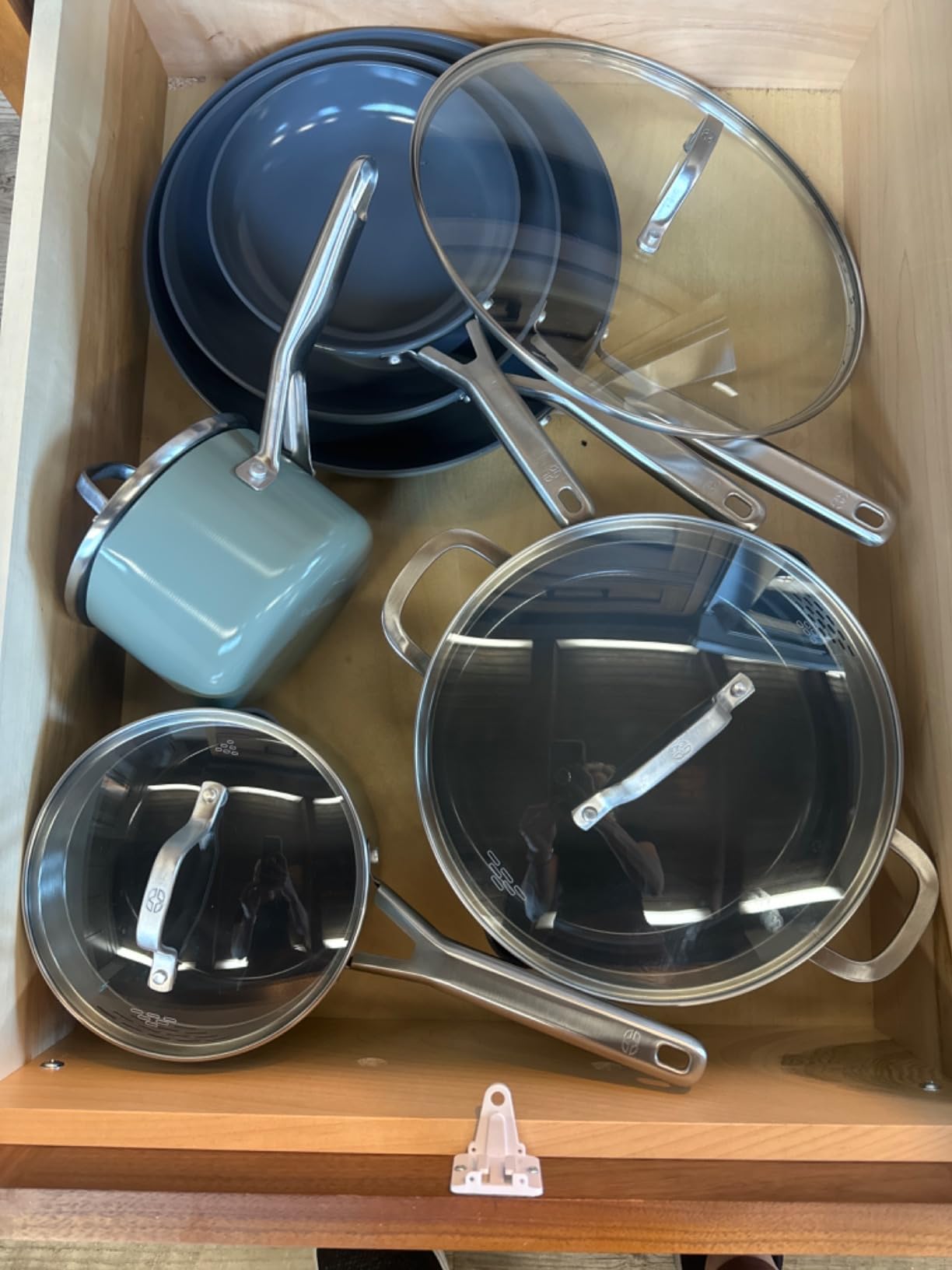Calphalon Ceramic Nonstick 12-pc. Cookware Set customer photo 2