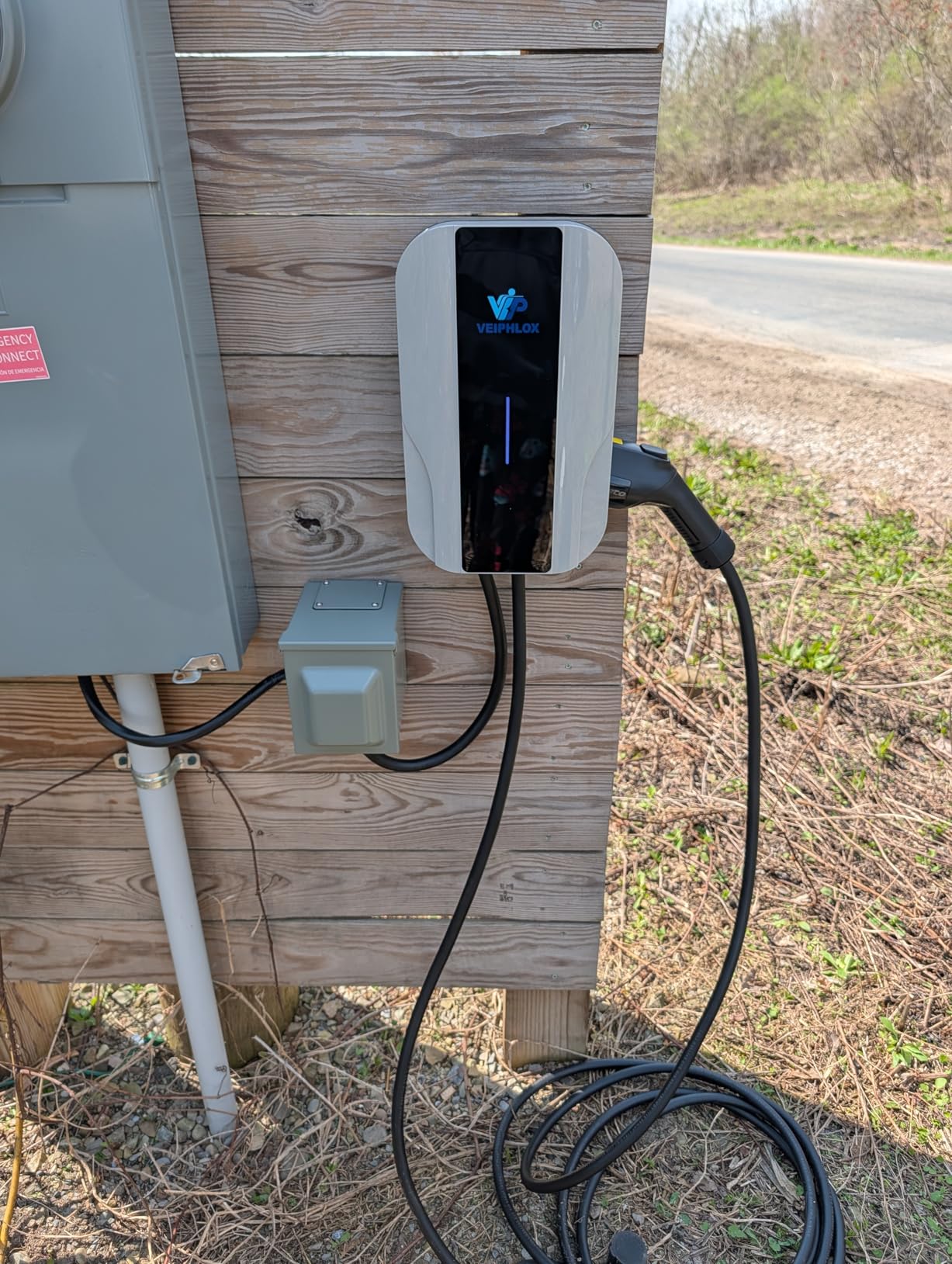 Level 2 EV Charger 40 Amp, EV Chargers for Home 240V, Electric Car Charger 9.6kW, Outdoor/Indoor Electric Vehicle Fast Charging Stations, EVSE with NEMA 14-50 Plug, 25ft Cable, J1772 customer photo 1