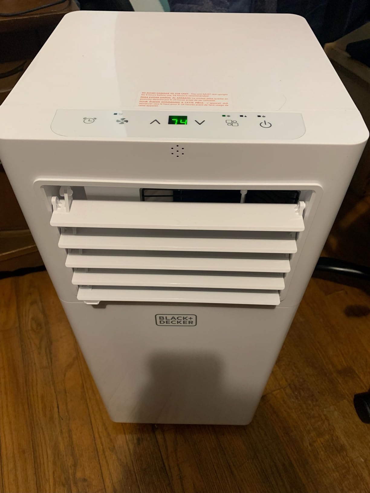 BLACK+DECKER Portable Air Conditioner, 8,500 BTU (5,100 BTU SACC) for Rooms Up To 350 Sq. Ft., Portable AC with Full Function Remote Control and Window Kit, BPACT05SM, White customer photo 2