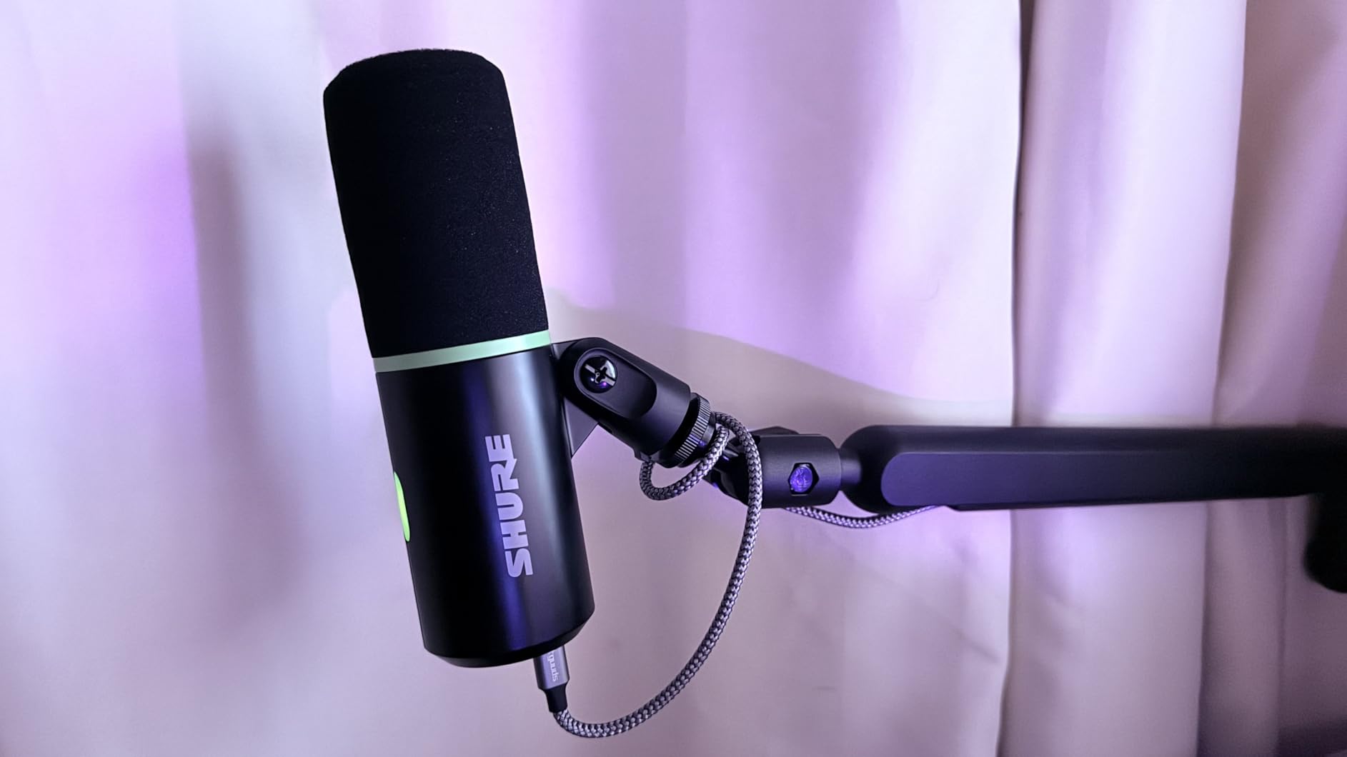Shure MV6 USB Gaming Microphone for Streaming, Podcasting & Recording - Dynamic USB-C Mic with Voice Isolation, Auto Level Mode customer photo 2
