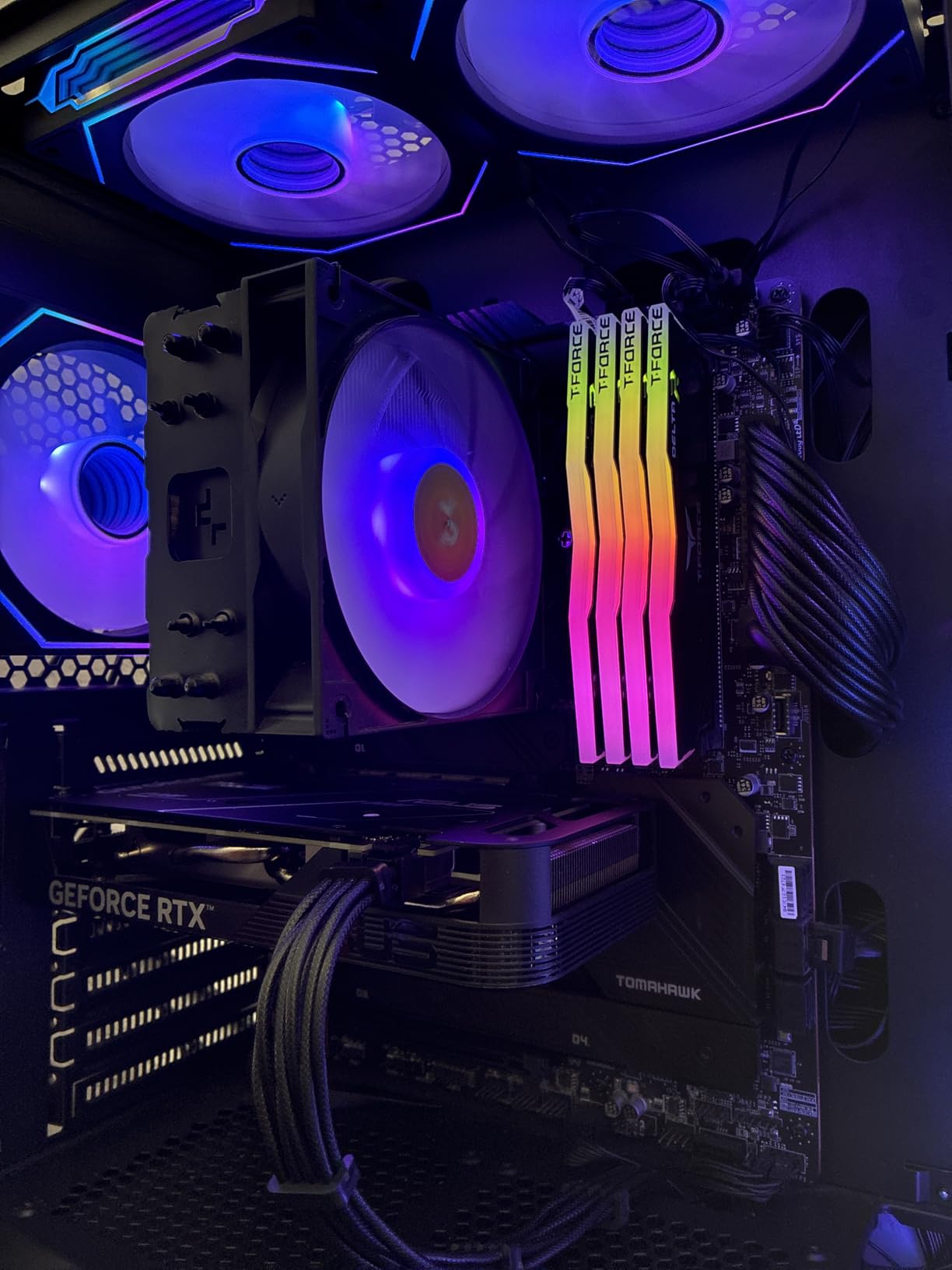 DARKROCK F120 3in1 120mm Infinite Mirror Design Case Fans with 24 LED Lights PWM Control & ARGB Effect, Hydraulic HDB Bearing for Low-Noise Operation customer photo 2