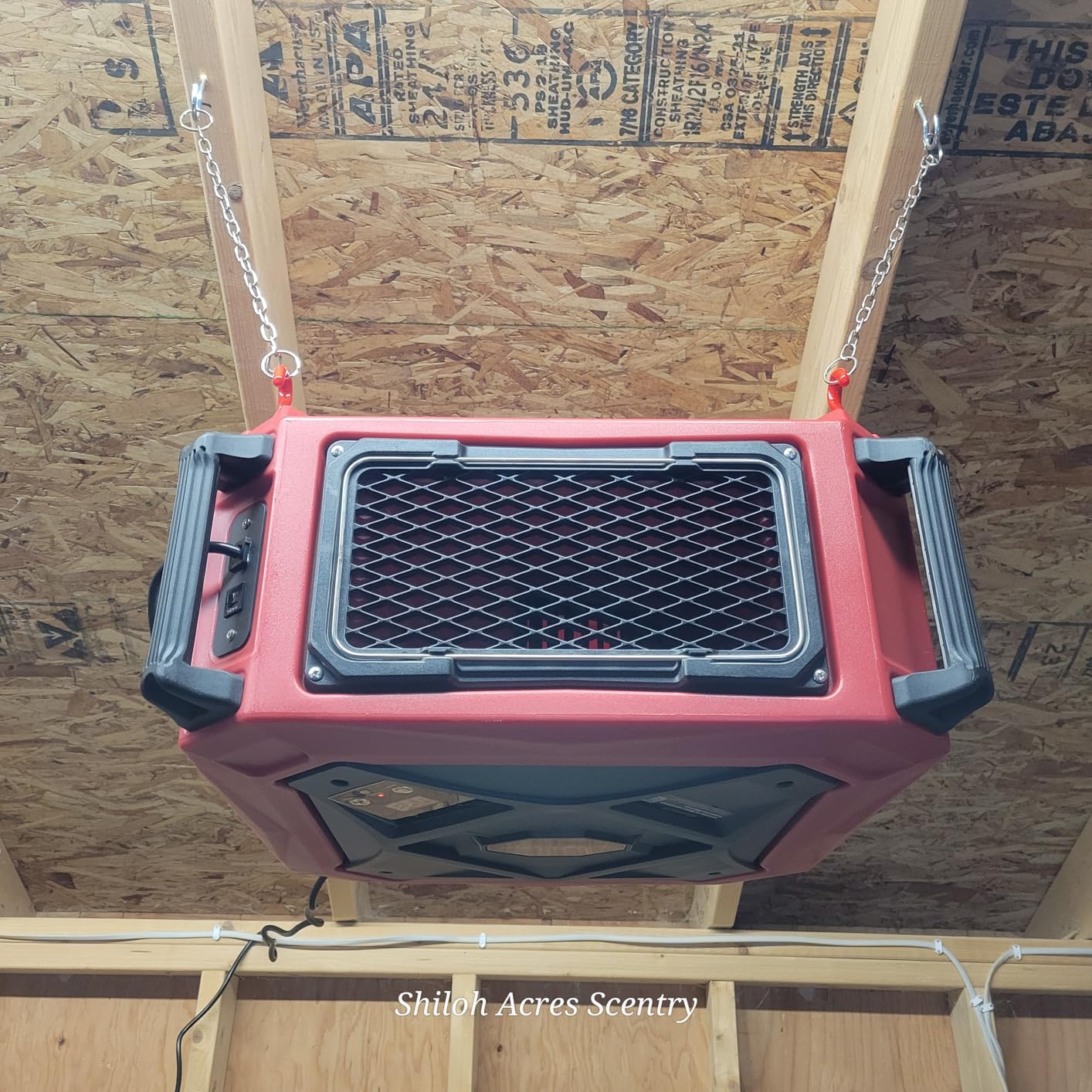 Abestorm 1080 CFM Intake Air Filtration System, 270 Degree Workshop Dust Collector with Remote Control, Ceiling Mounted (DecDust 1080) customer photo 1