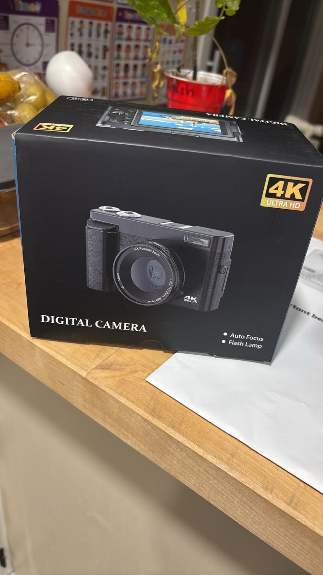 Duluvulu 4K Digital Camera for Photography Autofocus, 2026 Latest 48MP Vlogging Camera for YouTube with SD Card, 2 Batteries, 3