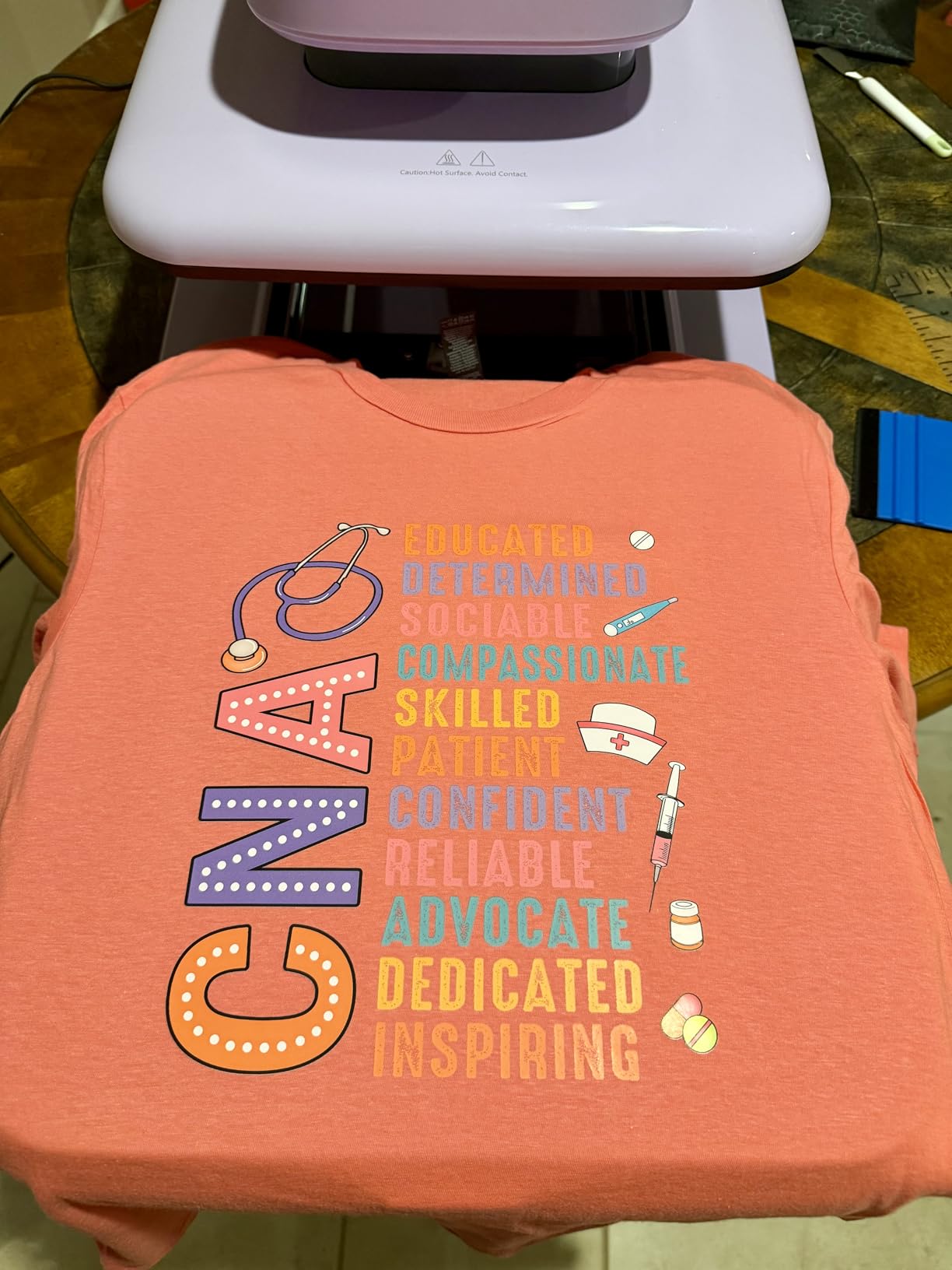 HTVRONT Auto Heat Press 2 - Heat Press Machine for T Shirts with Adjustable Pressure & Higher Heating Height, Heats Up Fast & Evenly Heat Press 15x15 for HTV, Sublimation, Heat Transfer Projects customer photo 1
