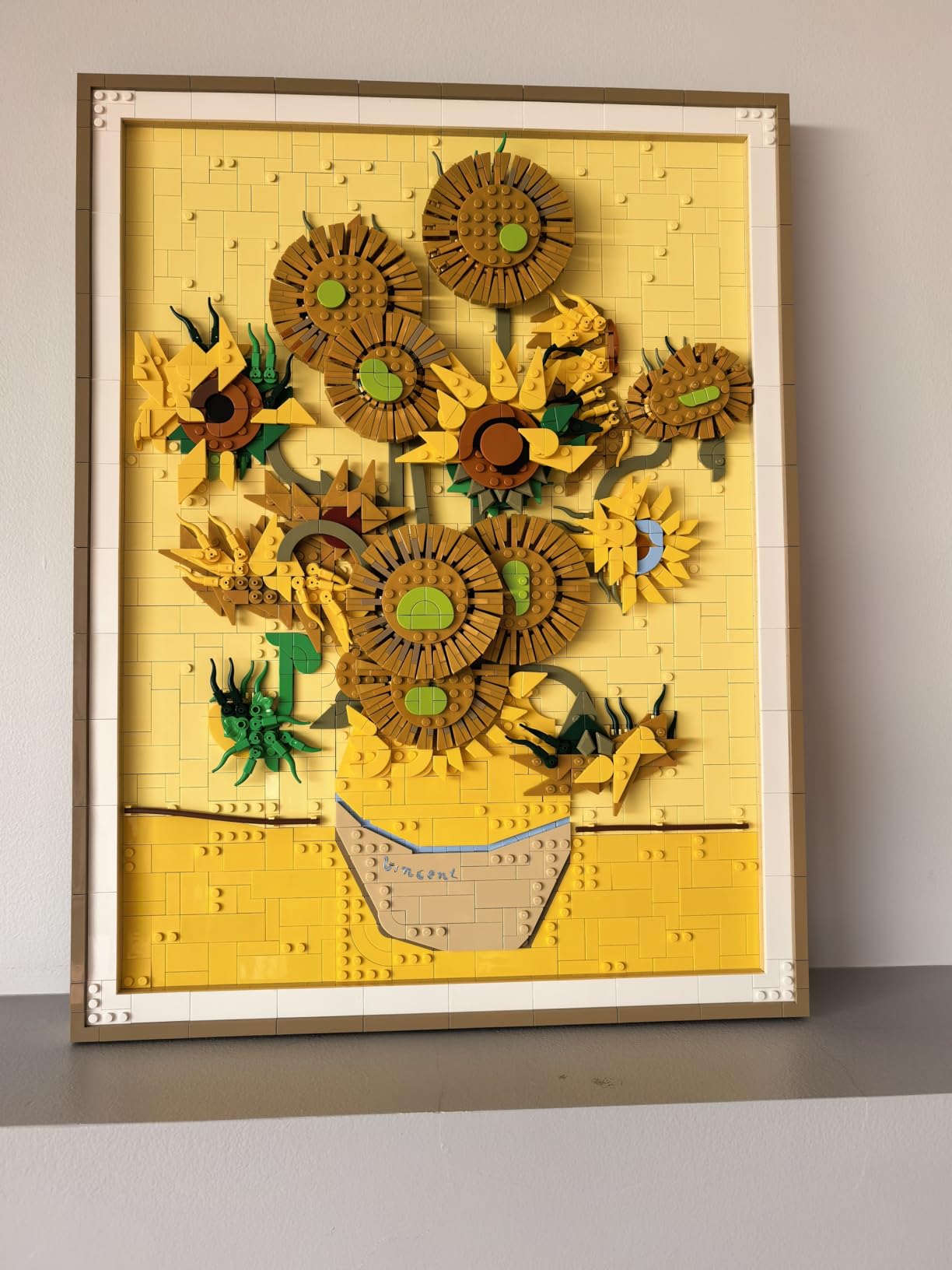 LEGO Art Vincent Van Gogh - Sunflowers Building Set (31215) - Brick Built Painting Home Decor customer photo 1