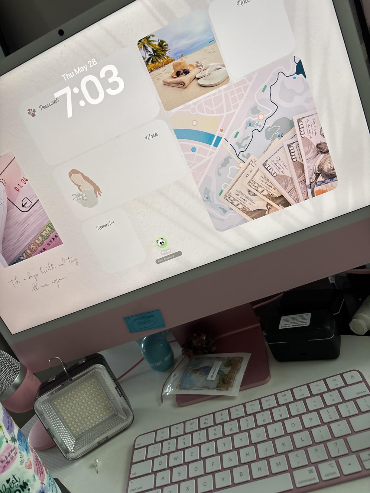 2024 iMac All-in-One Desktop Computer with M4 chip, 8-core CPU, 8-core GPU, 24-inch Retina Display, 16GB Unified Memory, 256GB SSD Storage customer photo 1