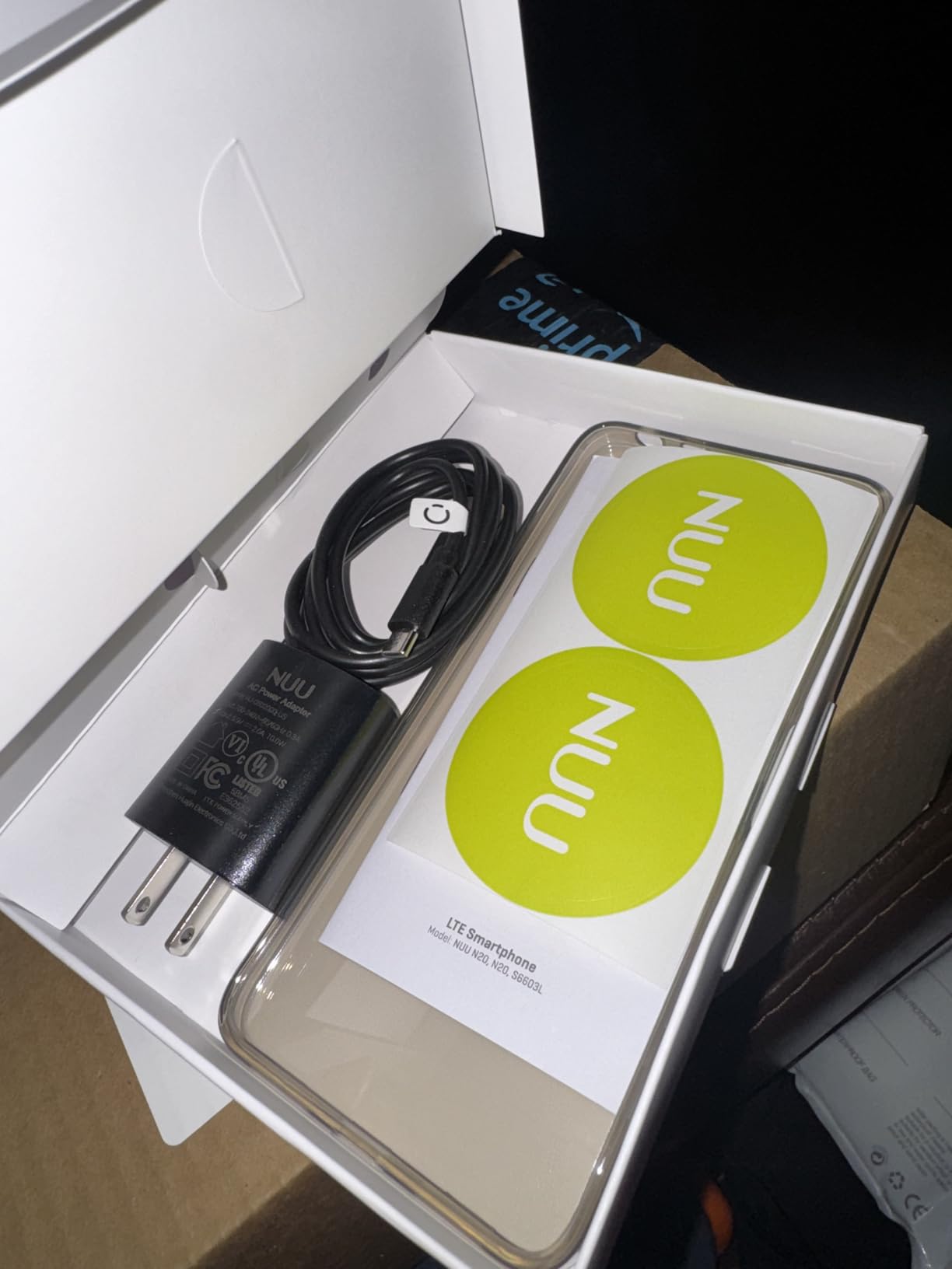 NUU N20 Basic Cell Phone | 6GB RAM + (6GB Extended RAM) | 128GB Storage | 6.6