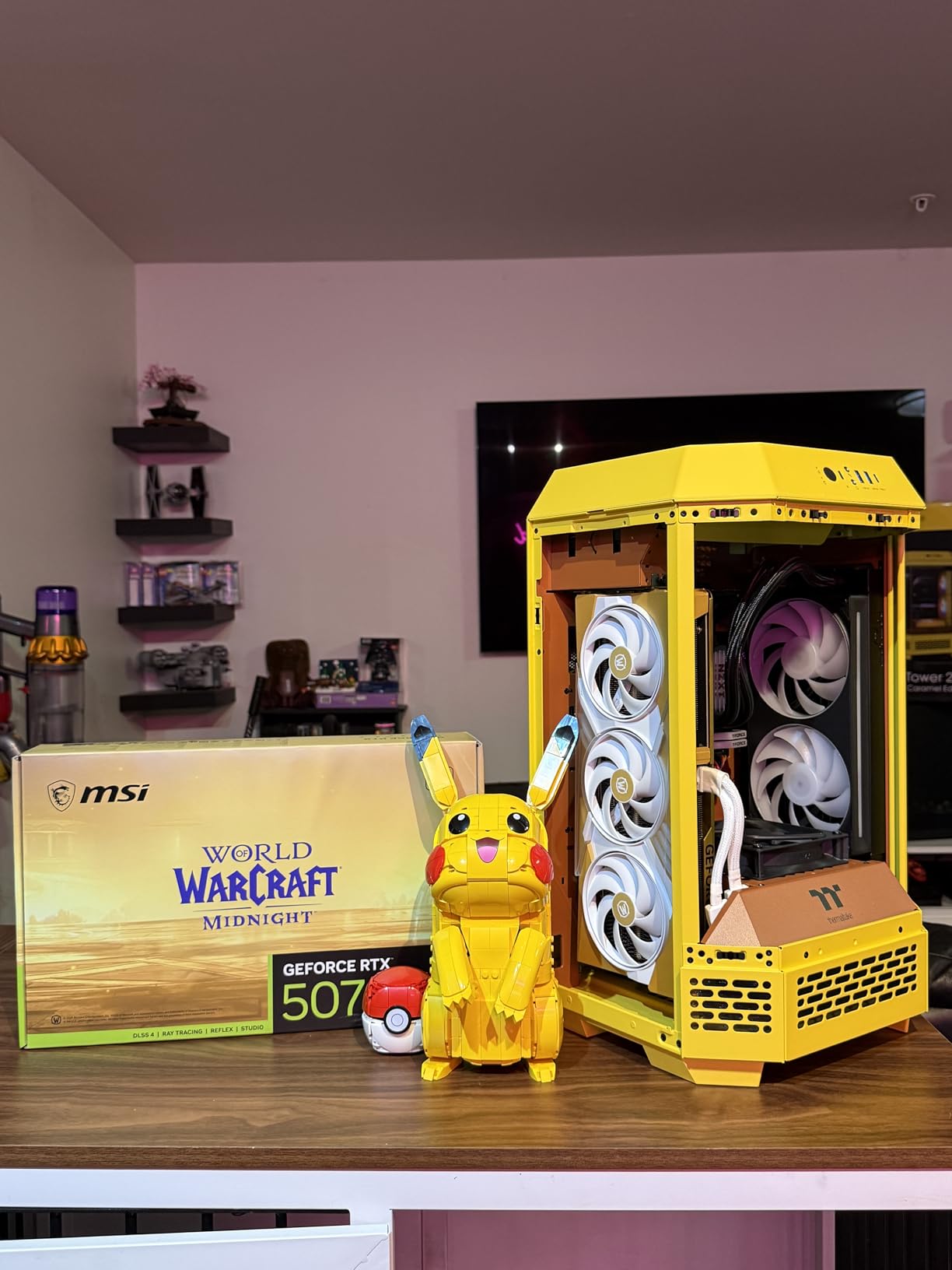 Thermaltake Tower 250 Hydrangea Blue Mini-ITX Mini Tower; 2x120mm CT Fans Included; 360mm Radiator Support; 360mm GPU Clearance; Dual Chamber; CA-1Z9-00SFWN-00 customer photo 2
