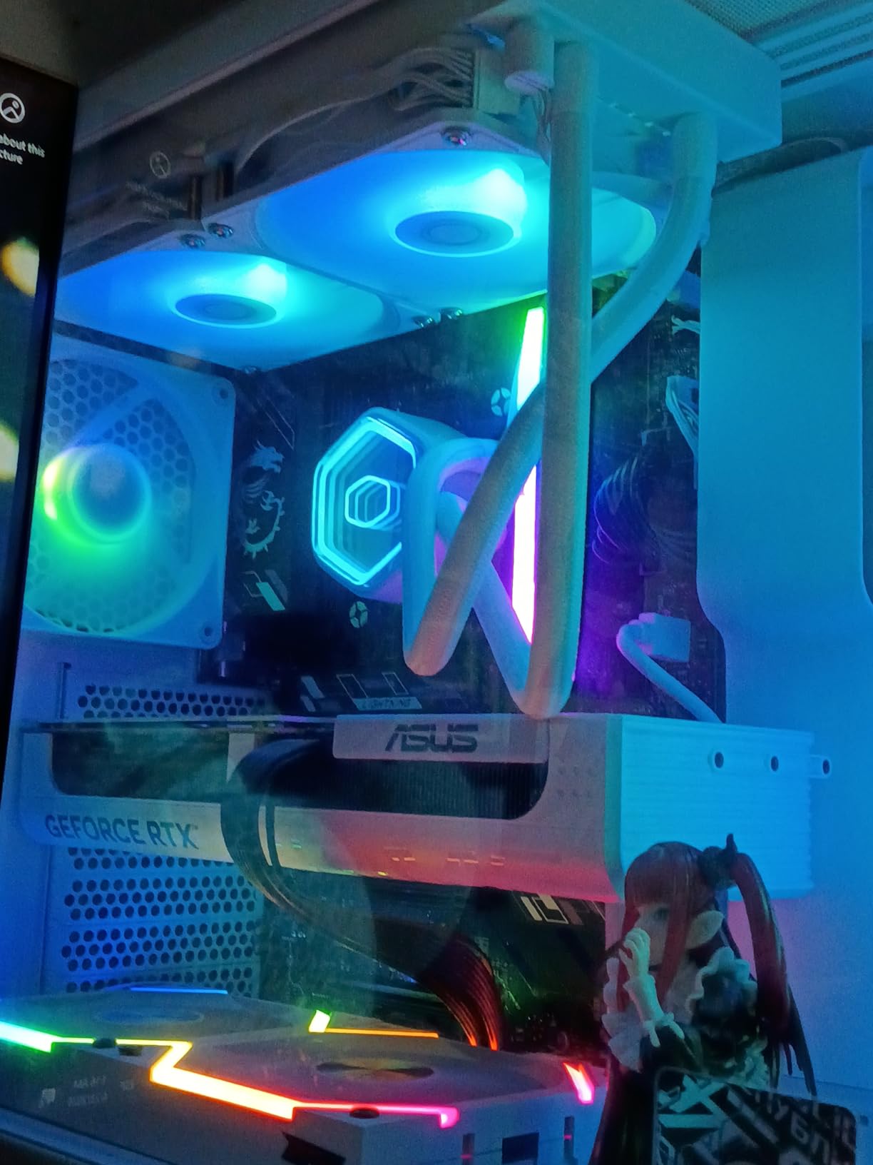 Cooler Master 240 Core II Liquid CPU AIO Cooler - 240mm Radiator, Dual ARGB PWM Fans, Infinity Mirror Dual-Chamber Pump, Low Noise Cooling & Easy Installation, AMD AM5/AM4 & Intel LGA 1851/1700, Black customer photo 2
