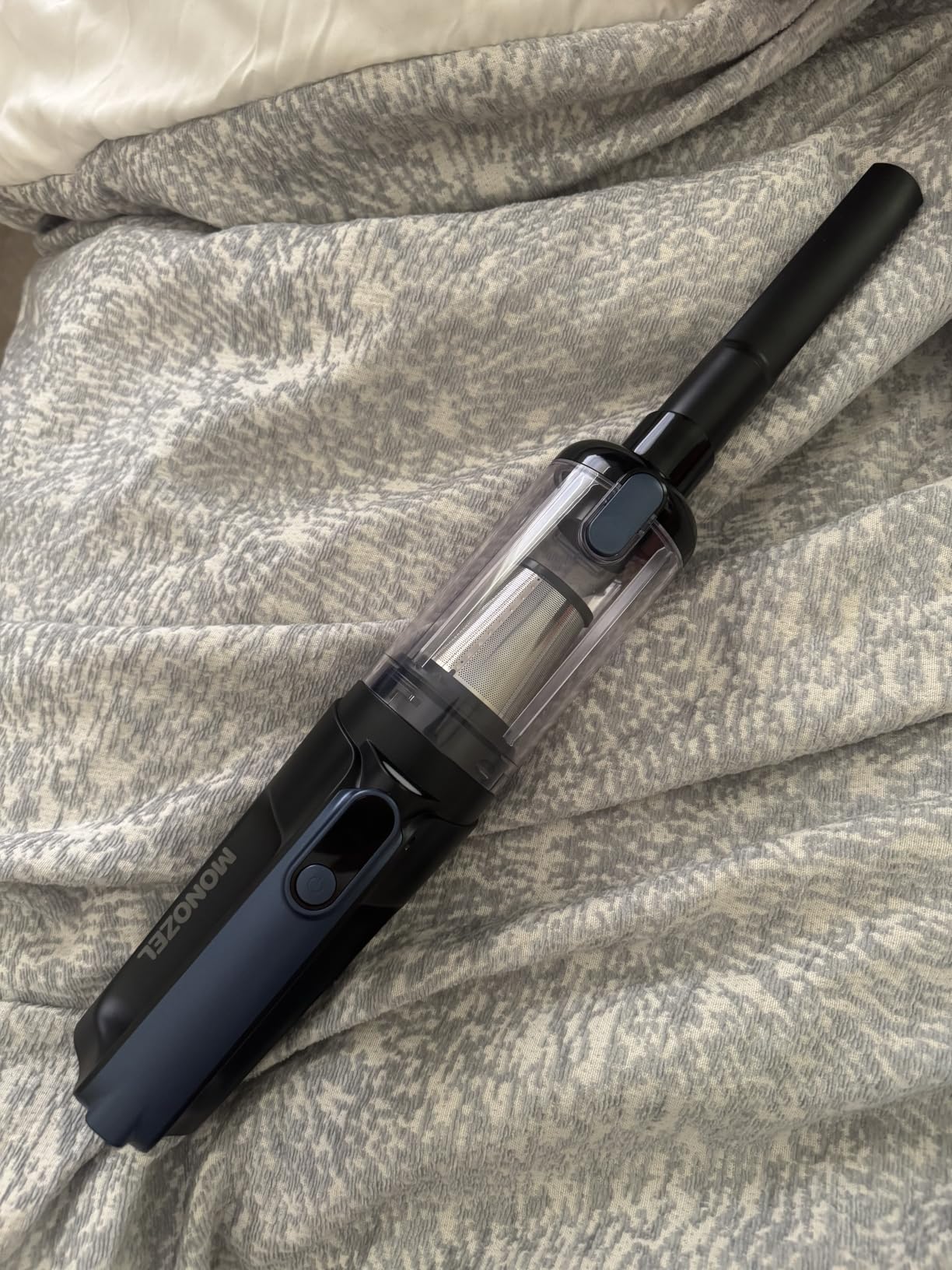 MONOZEL Car Vacuum Portable Cordless, 18000Pa 2 in 1 Vacuum Cleaner & Air Duster, 130W Brushless Motor Handheld Vacuum Cordless with 7800mAh Battery, LED Light, Multi-Nozzles for Car, Home, Office, Pet customer photo 1