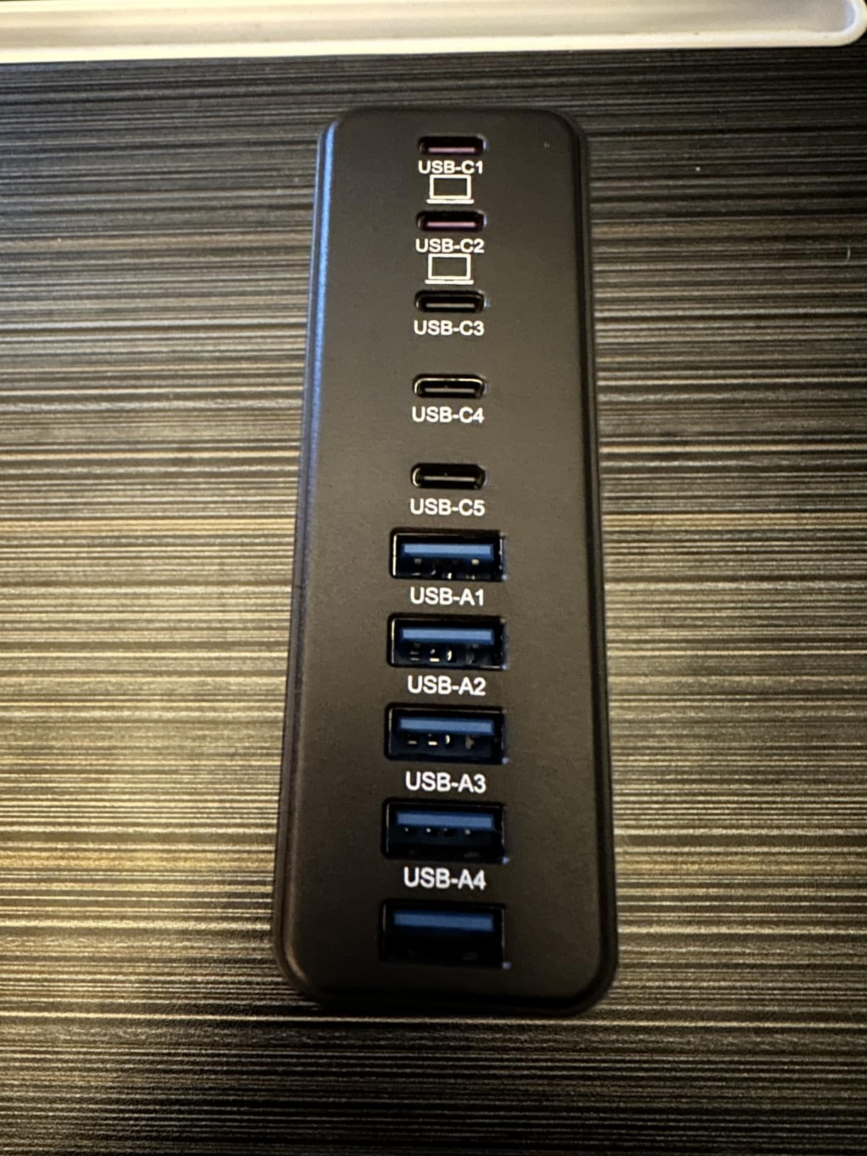 320W USB C Charger Block, MGRNPONY 10-Port GaN USB C Charging Station Black customer photo 1