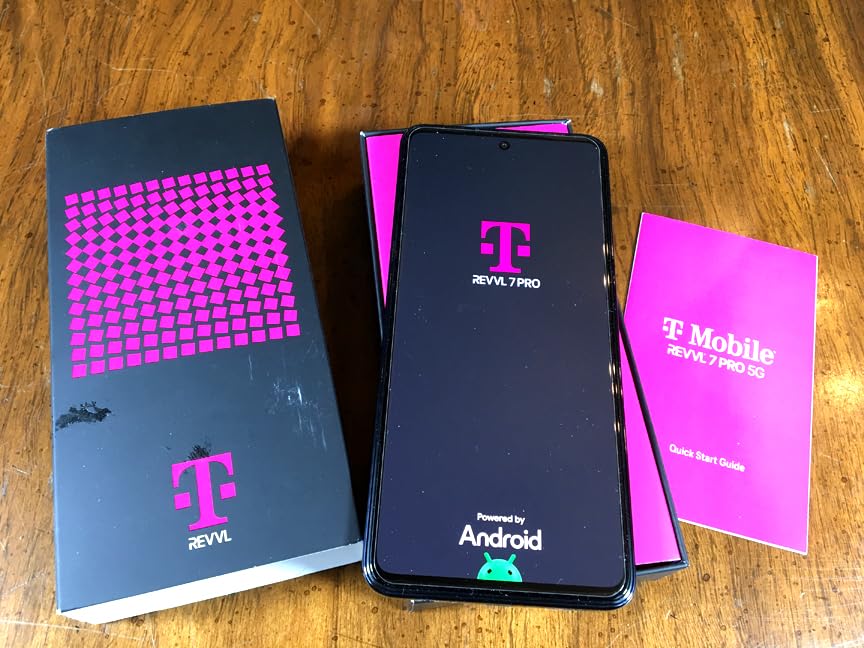Revvl 7 Pro 5G Unlocked Smartphone, 256GB, Azurite Blue customer photo 1