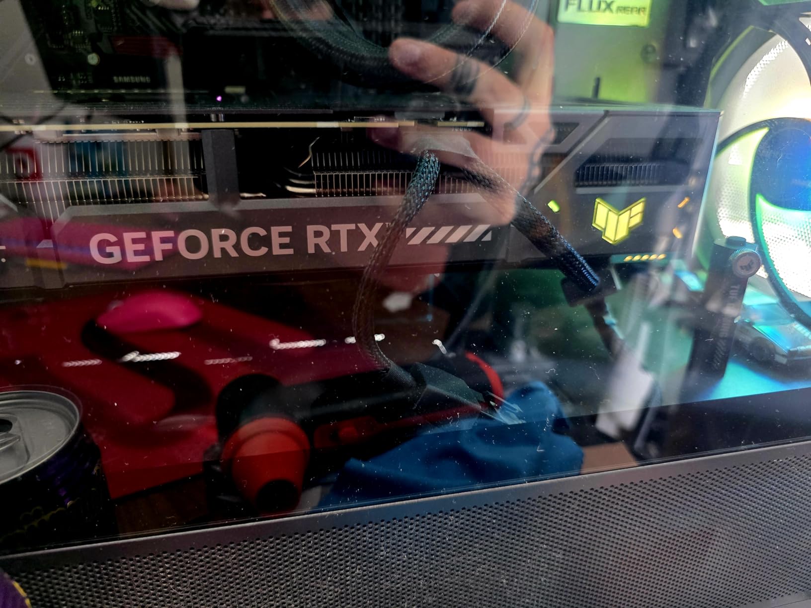 ASUS TUF Gaming NVIDIA GeForce RTX 5070 12GB GDDR7 OC Edition Graphics Card, (PCIe 5.0, HDMI/DP 2.1, 3.125-Slot, Military-Grade Components, Protective PCB Coating, Axial-tech Fans), 3 Year Warranty customer photo 2