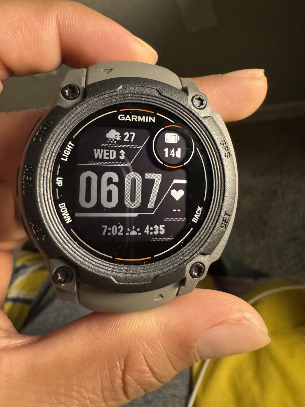 Garmin Instinct E, Rugged GPS Smartwatch, 45mm, Charcoal | Rugged Design, Essential Health & Wellness Features, Built-In Sports Apps, Navigation Features customer photo 2