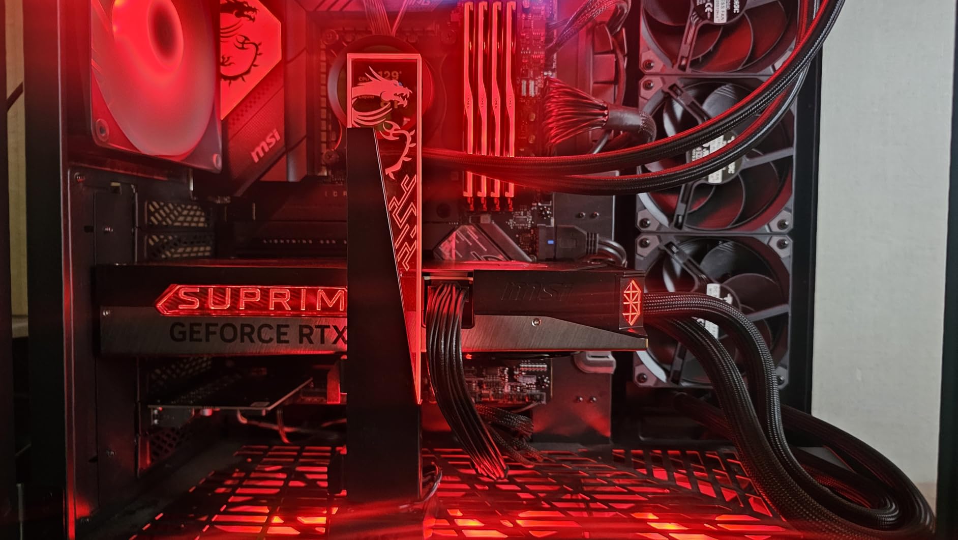 MSI MPG A1250GS PCIE5, Fully Modular Gaming 1250W Power Supply, 80+ Gold, Dual 12V-2x6 Cables, Server-Grade Capacitor, ATX 3.1 & PCIe 5.1 Ready, Low-Noise, Semi Digital, 10 Year Warranty customer photo 1