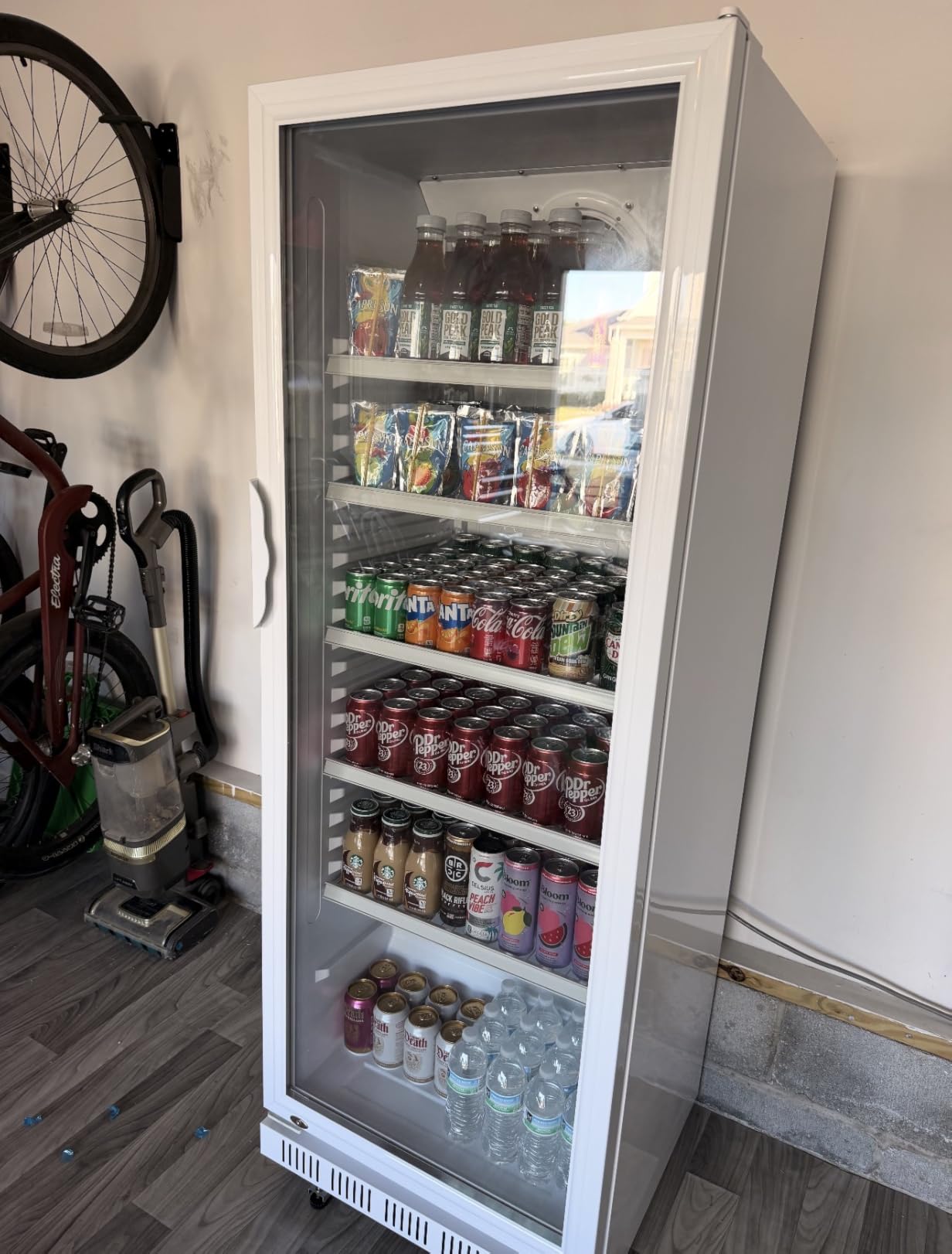 Tylza Outdoor Refrigerator 24 Inch Wide, Stainless Steel Beverage Refrigerator 176 Can for Undercounter Built-in or Freestanding, for Home and Patio, Water Proof, Fast Cooling, Low Noise, 37-65 F customer photo 1