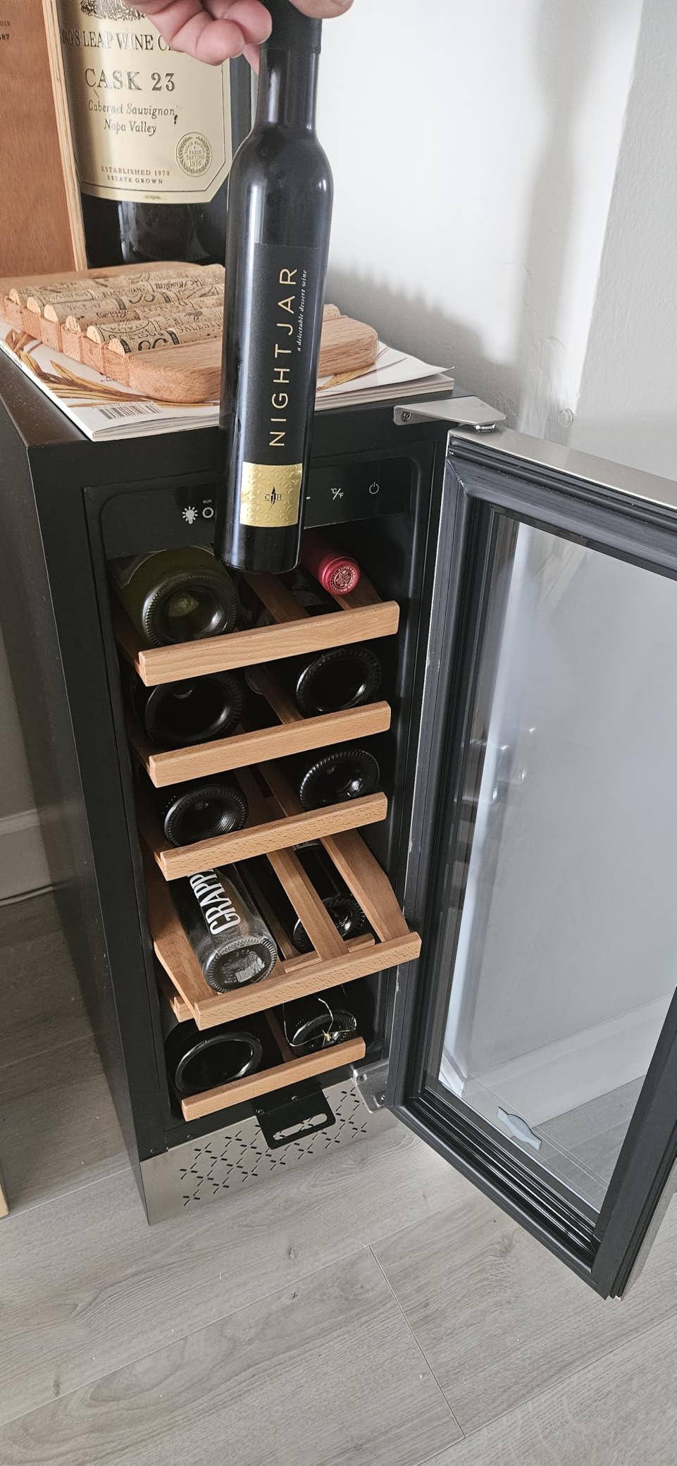 Tylza Outdoor Refrigerator 24 Inch Wide, Stainless Steel Beverage Refrigerator 176 Can for Undercounter Built-in or Freestanding, for Home and Patio, Water Proof, Fast Cooling, Low Noise, 37-65 F customer photo 2