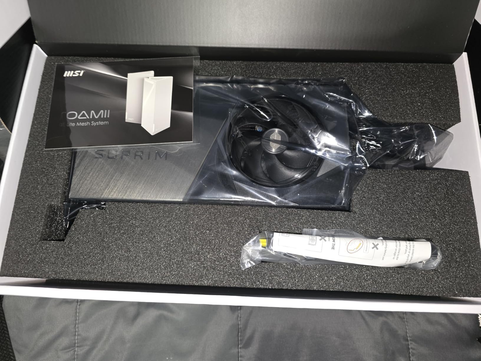 MSI Gaming RTX 5090 32G SUPRIM Liquid SOC Graphics Card (32GB GDDR7, 512-bit, Extreme Performance: 2580 MHz, DisplayPort x3 2.1a, HDMI 2.1b, NVIDIA Blackwell Architecture) customer photo 2