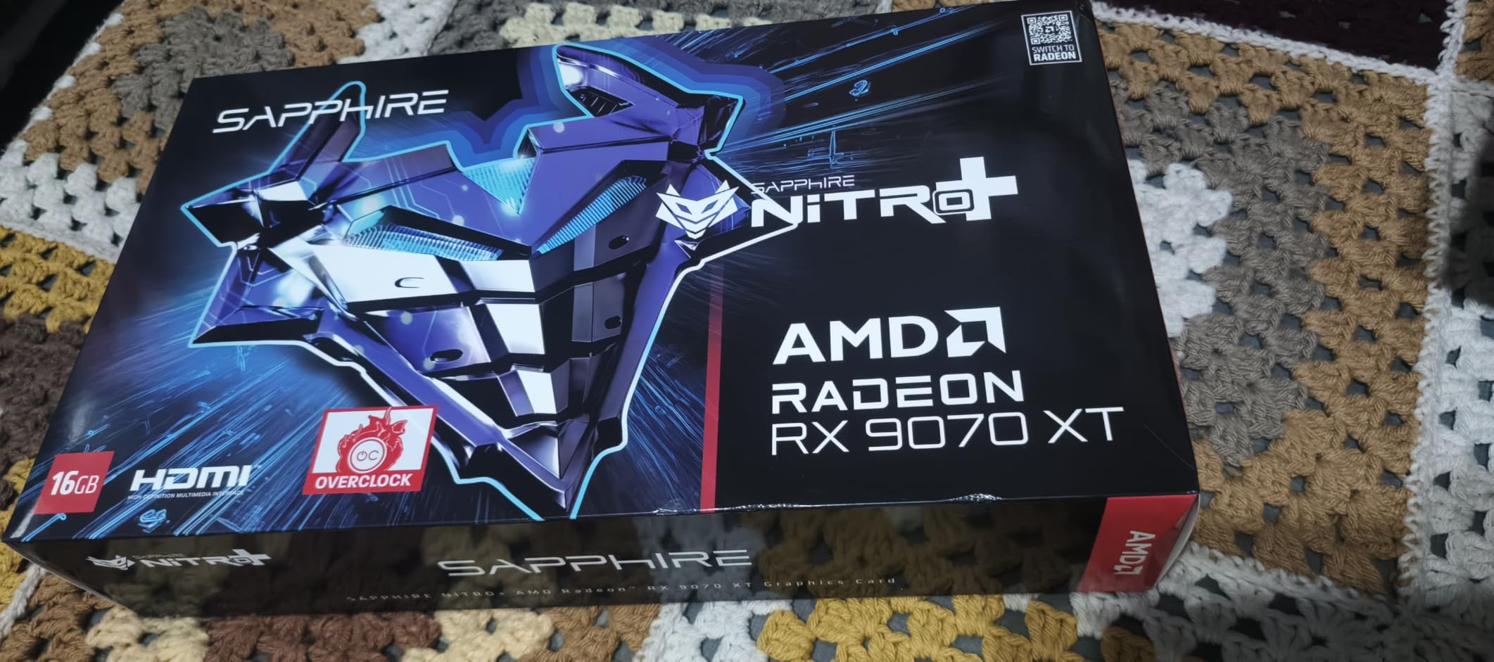 Sapphire Nitro+ AMD Radeon RX 9070 XT Gaming OC Graphics Card with 16GB GDDR6, AMD RDNA 4 customer photo 1