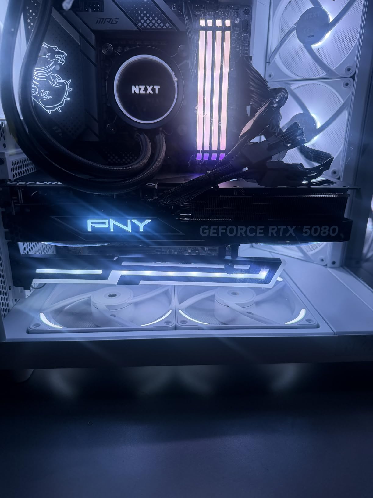 PNY NVIDIA GeForce RTX 5080 Epic-X ARGB OC Triple Fan Graphics Card, 16GB GDDR7, 256-bit customer photo 2