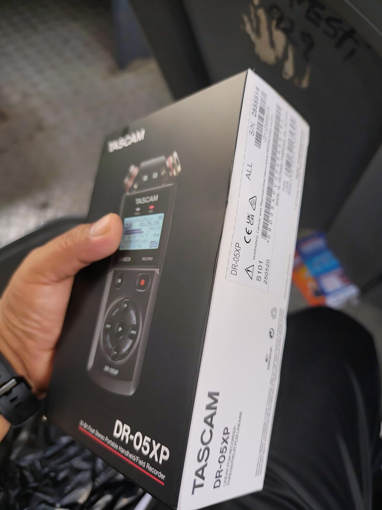 TASCAM DR-05XP 32-Bit Float Portable Handheld Field Recorder and USB-C Audio Interface customer photo 2