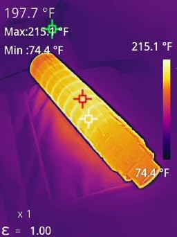H128 Handheld Thermal Camera, 240 x 240 TISR Resolution, 24h Battery Life Thermal Imaging Camera, 25 Hz Infrared Camera with Temperature Alarm, -4F~842F Temp Range, IP65 Protection Level customer photo 1