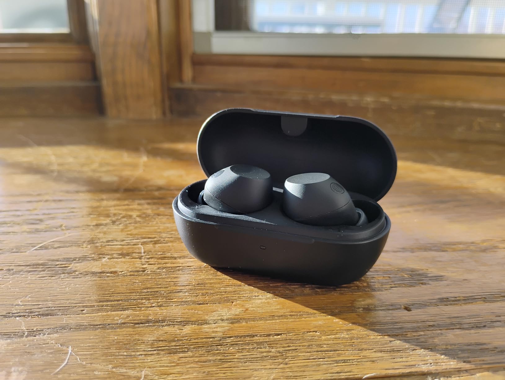 Sony WF-C710N Truly Wireless Noise-Canceling Earbuds with up to 30-Hour Battery Life, Lightweight and Secure, Glass Blue customer photo 1