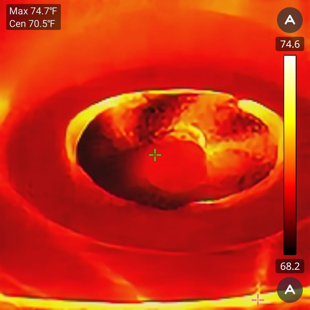 GOYOJO Thermal Imaging Camera for Android/iPhone 15/16/17 iOS Series 192x192 IR Resolution - Water Leak Detection HVAC Electrical Plumbing, Automotive Repair, Home Inspection, DIY - USB-C Infrared Imager customer photo 1