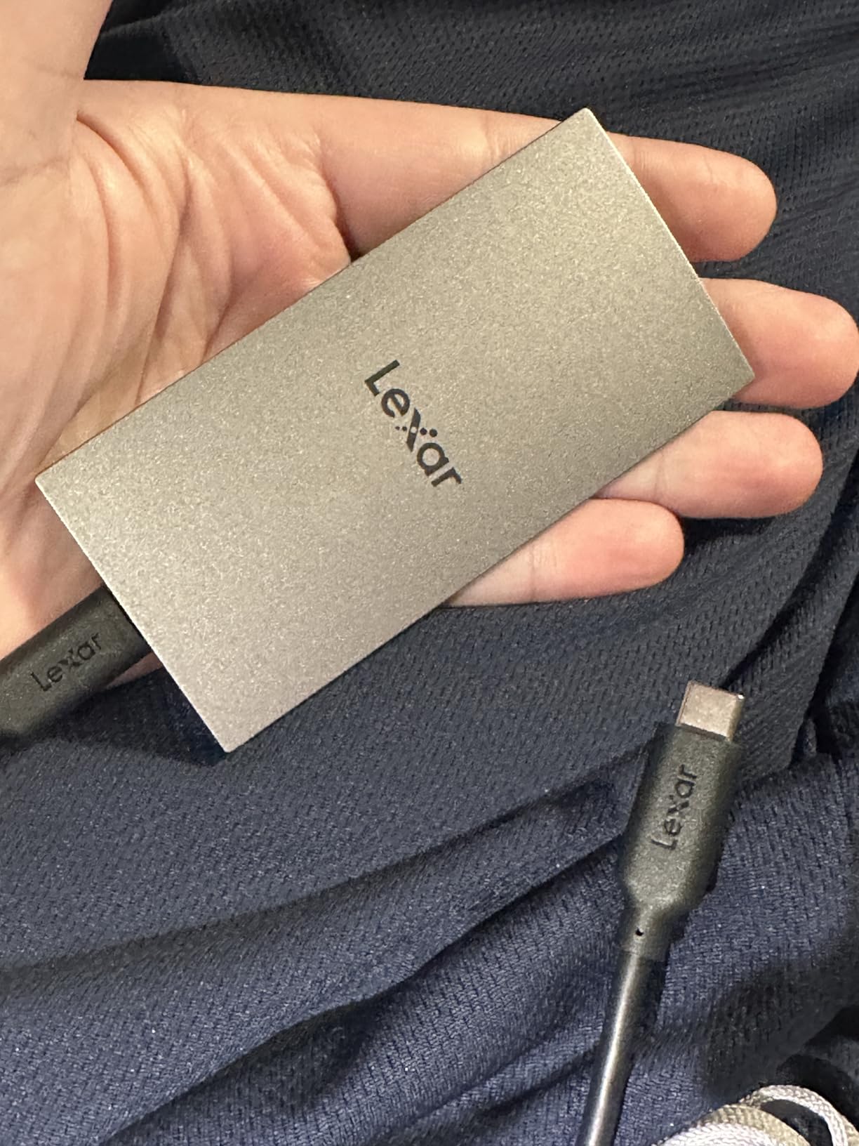 Lexar ES3 1TB External SSD, USB 3.2 Gen2 Portable SSD, Up to 1050MB/s Read, 1000MB/s Write, Compatible with iPhone 17 Series/Mac/PS5/XBOX/Laptop/PC, Silver customer photo 1