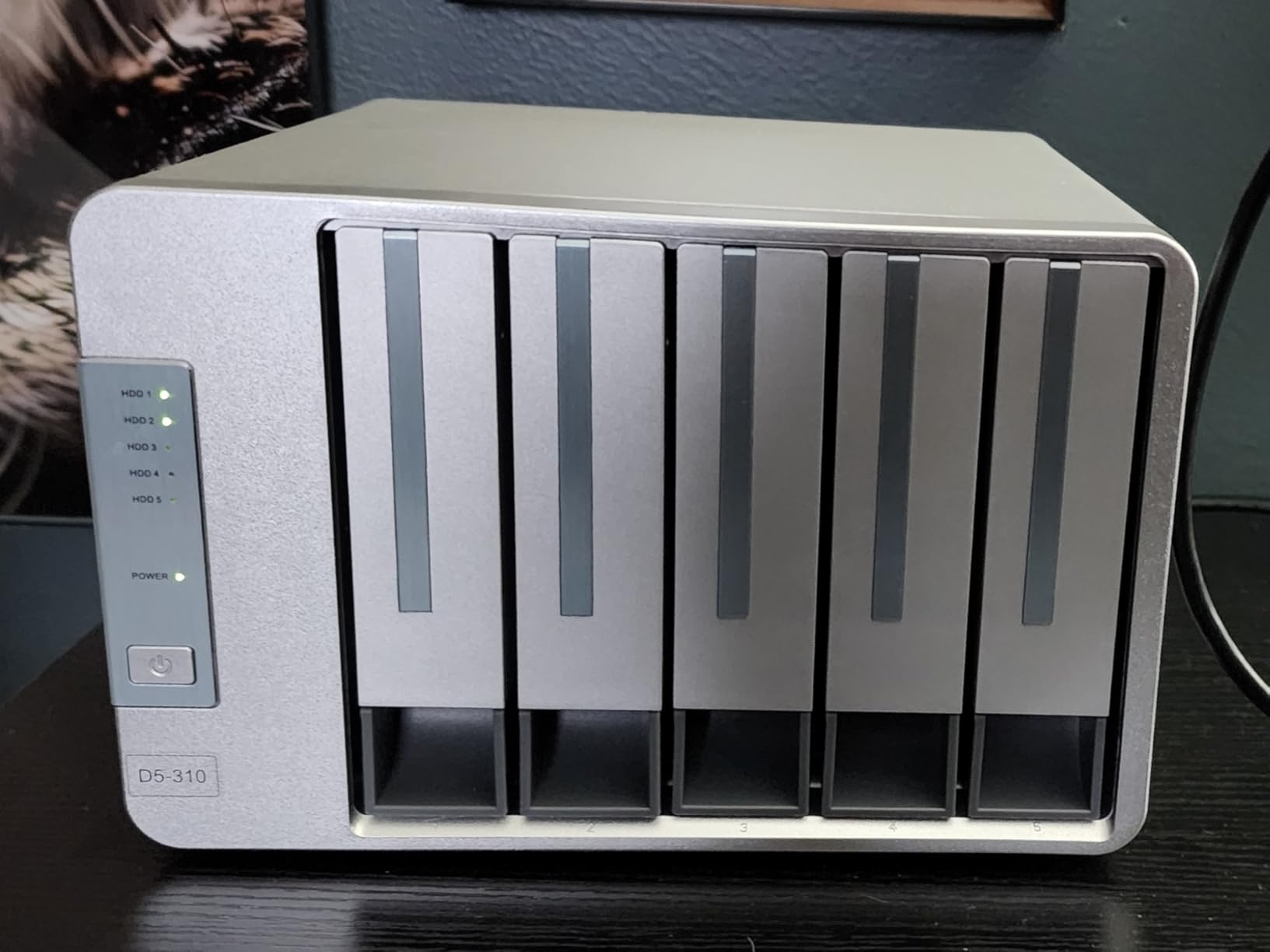 TERRAMASTER D5-310 HDD Enclosure 5Bay - Hardware RAID Supports RAID 5, 0, 1, 10, Single, USB 3.1 Type-C DAS (Diskless) customer photo 1