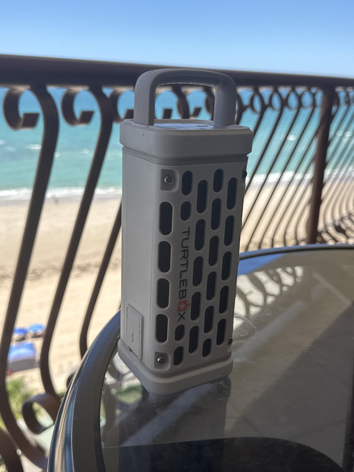 Turtlebox Ranger, Ultra-Portable Bluetooth Speaker, Waterproof, Tan | Built For The Outdoors, Plays to 105dB, IP-67, 12hr+ Battery Life, Magnetic Mounts, Unlimited Pairing for Full Stereo, 2.4lbs customer photo 2
