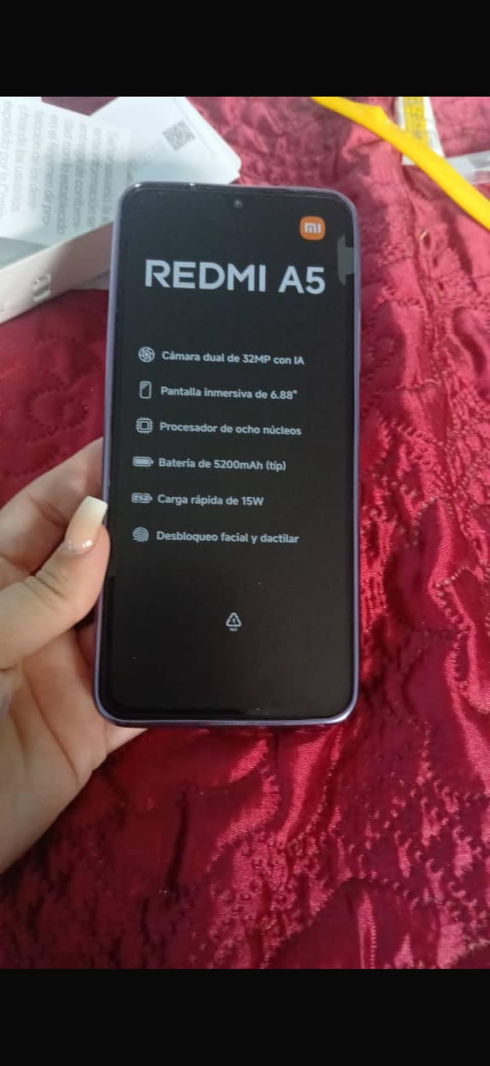 XIAOMI Redmi A5 4G LTE (for Tmobile Tello & Global) (64GB + 3GB) 32MP Ai Dual Camera 6.88