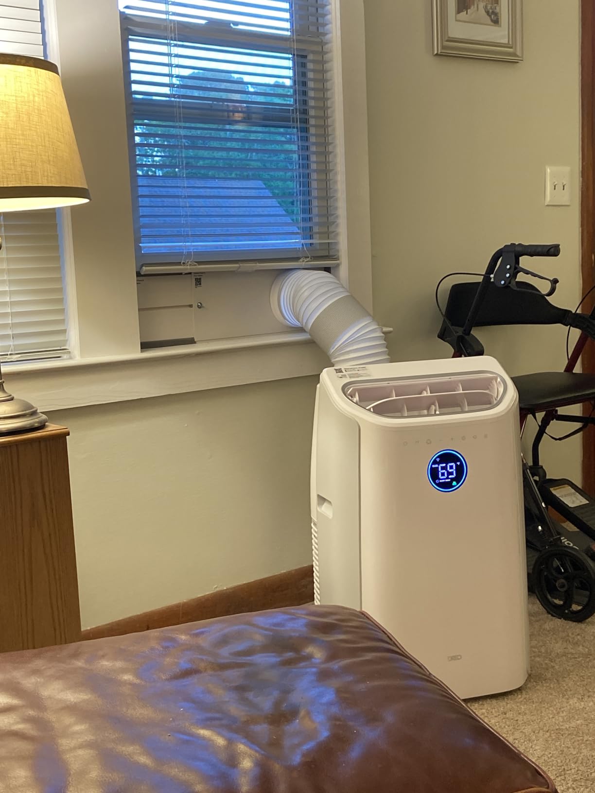 DREO Portable Air Conditioner 516S, 14000 BTU ASHRAE (10000 BTU DOE) Smart AC Unit for Bedroom with Drainage-free Cooling, Fan and Dehumidifier 3 in 1, APP/Voice/Remote, Quiet Standing AC for Room Indoors customer photo 1