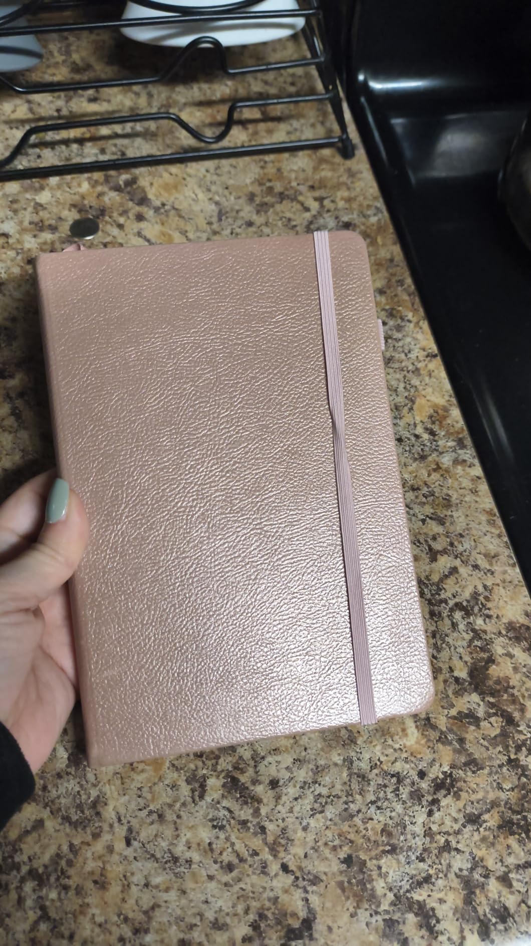 SUNEE Address Book with Colorful Alphabetical Tabs, Address Notebook Organizer for Record Contacts, 5.3'' x 7.7''- Purple customer photo 1