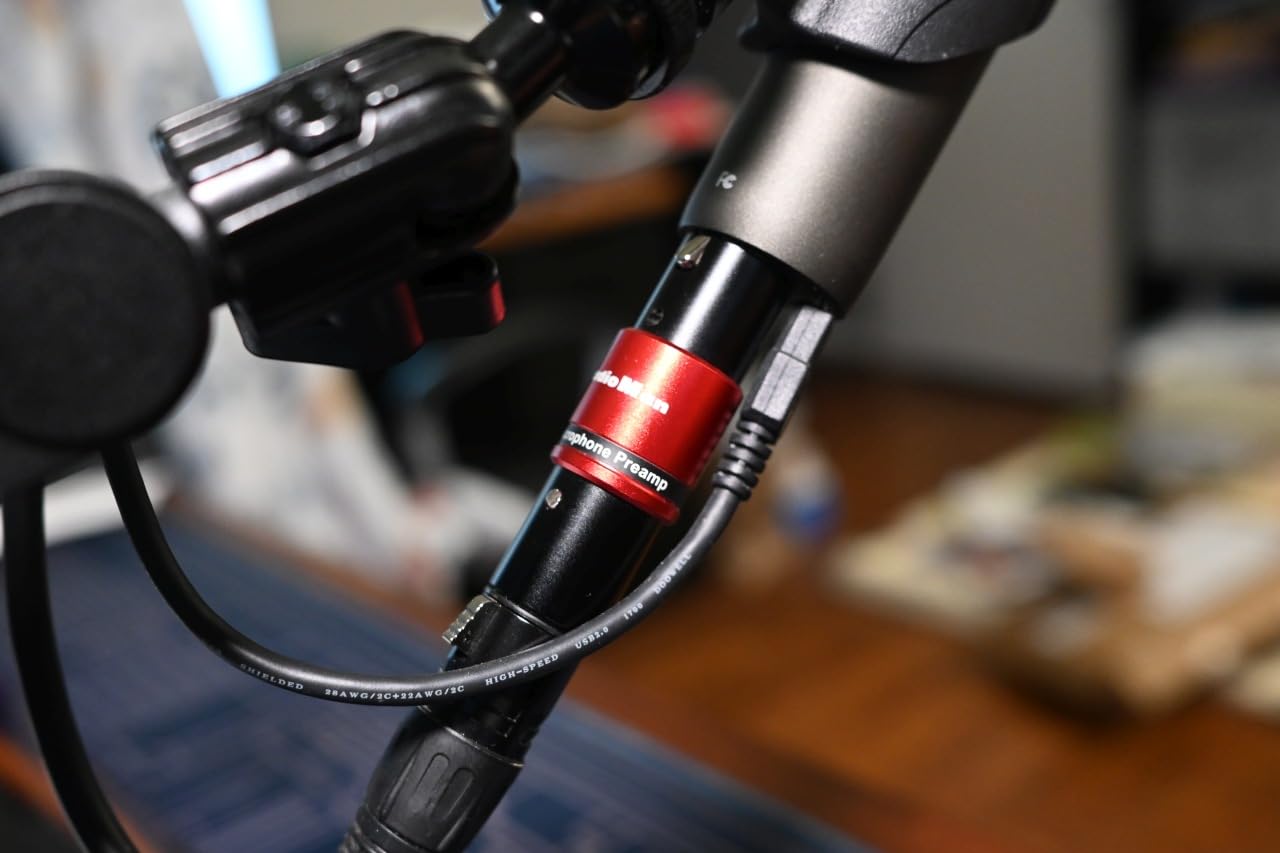 StudioMan DPM1 XLR Dynamic Microphones Preamp, 29dB Gain & Low-Noise Signal Boost, Plug-and-Play Metal Adapter, 48V Phantom Power Required customer photo 1