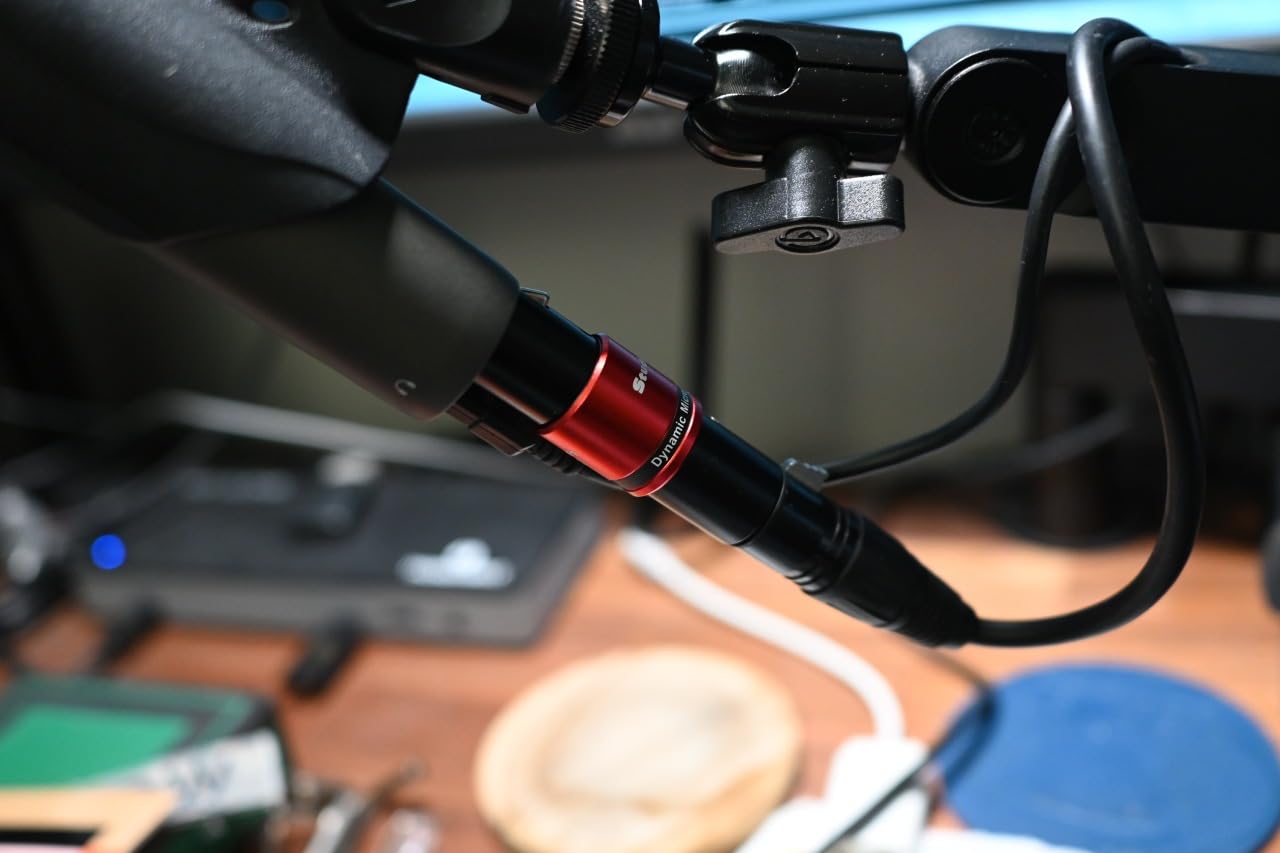 StudioMan DPM1 XLR Dynamic Microphones Preamp, 29dB Gain & Low-Noise Signal Boost, Plug-and-Play Metal Adapter, 48V Phantom Power Required customer photo 2