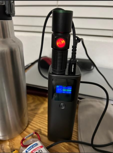 AsperX Laptop Power Bank, 165W 20,000mAh, Retractable Cables, Aluminum Alloy Unibody Portable Charger Power Bank, Battery Bank for MacBook Pro/Air/iPhone 17/iPad Pro/S25 Ultra/Dell/HP(TSA-Approved) customer photo 1