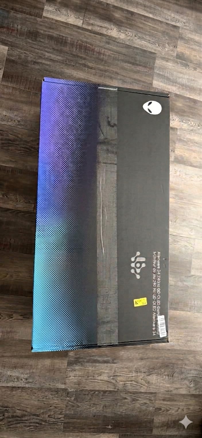 Alienware 34 240Hz QD-OLED Curved Gaming Monitor - AW3425DW - 34.2-inch WQHD (3440 x 1440) 0.03ms Display, 1800R Curve, AMD FreeSync Premium Pro, VESA AdaptiveSync, DisplayHDR TrueBlack 400 customer photo 2