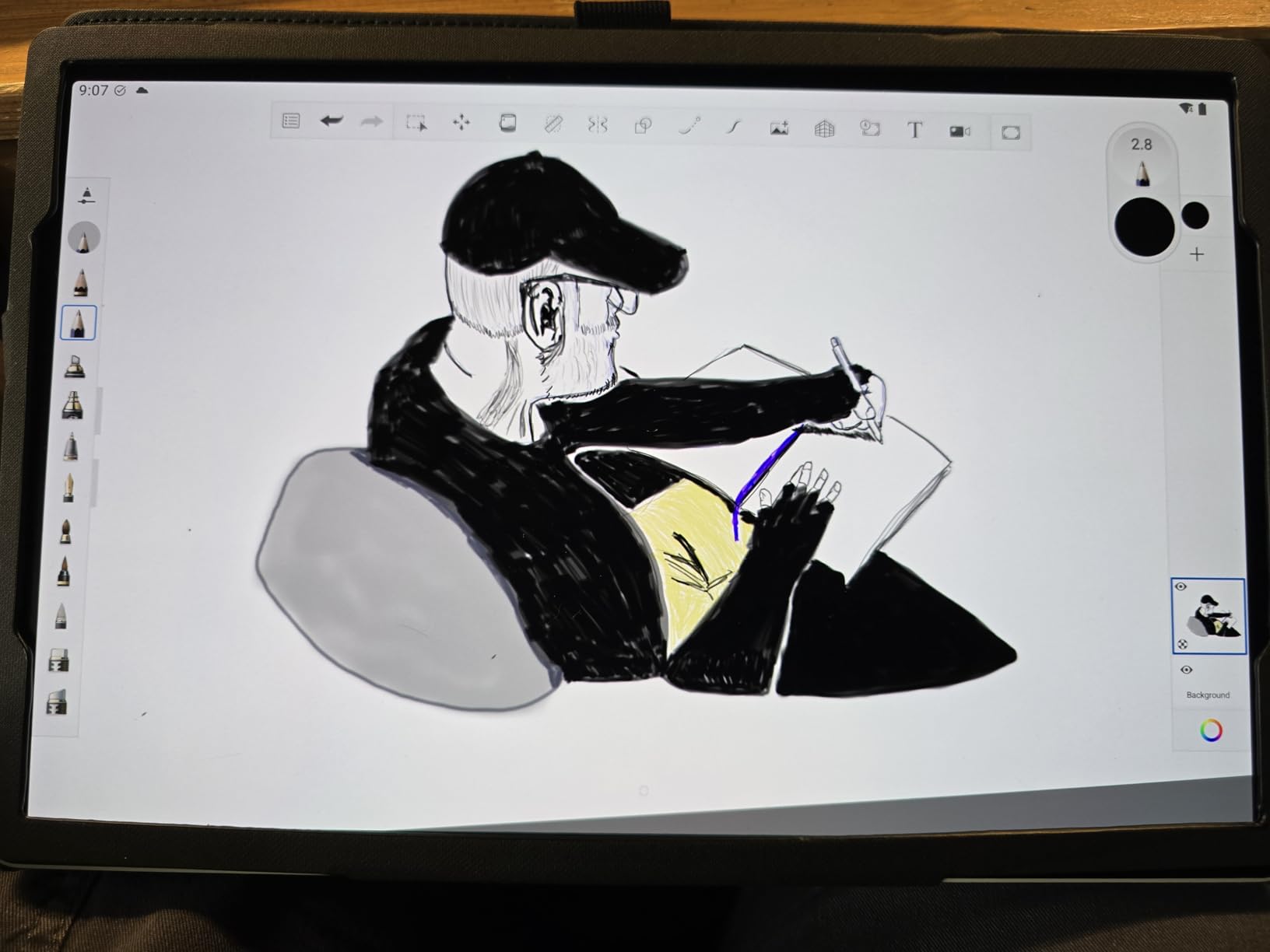 Wacom MovinkPad 11, Android Mobile Drawing Tablet, with Pro Pen 3 customer photo 1