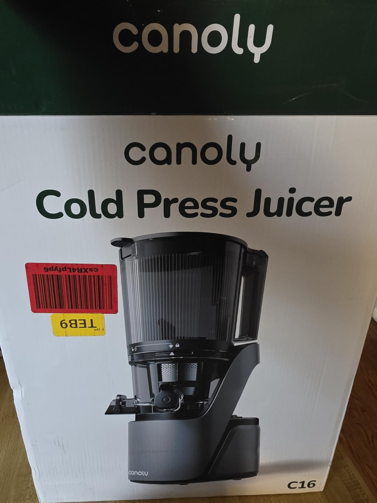 Canoly 3-in-1 Cold Press Juicer C16, Makes Juice & Sorbet & Nut Milk | 6