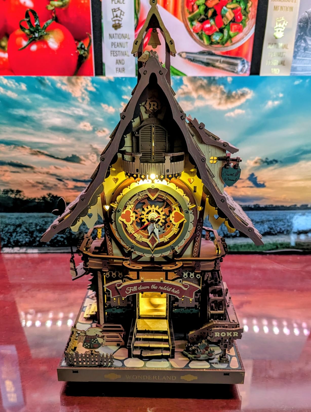 ROKR 3D Wooden Puzzles for Adults, Cuckoo Clock Model Kit, Room Home Decor DIY Watch Making Kit Functional Mechanical Building Toys, Hobbies Birthday Christmas Day Gifts for Men Women 14+ customer photo 1