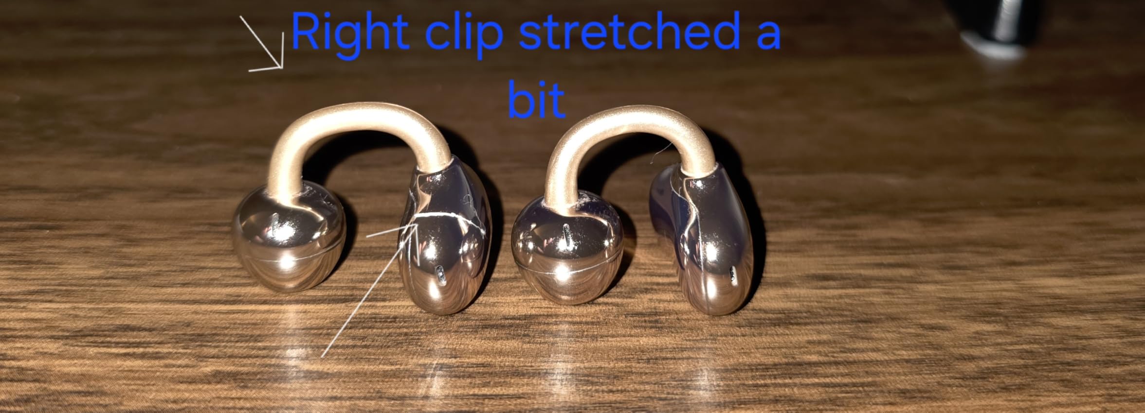 Kinglucky Upgraded Clip-On Earbuds Bluetooth 6.0 Wireless Headphones Open Ear Buds Comfortable Fit & Crystal-Clear Sound, 40H Playtime for Women & Kids Ideal for Small Ears, Sports, Glasses Rose Gold customer photo 1