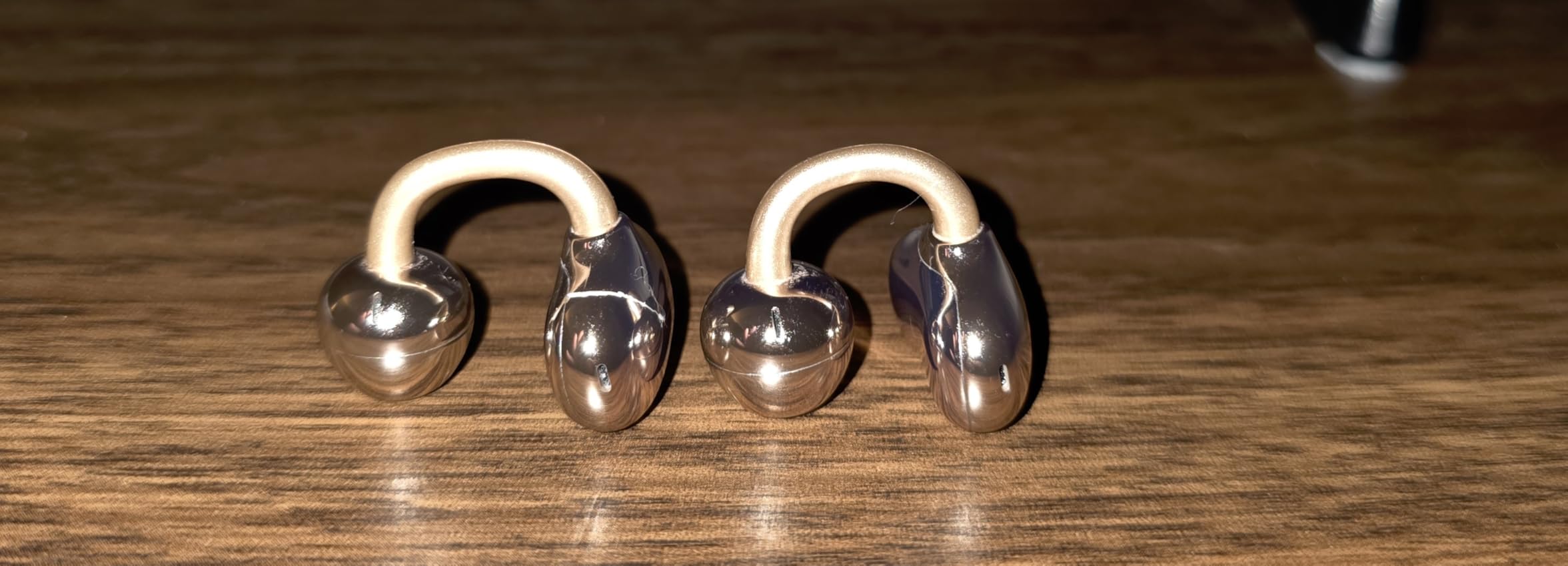 Kinglucky Upgraded Clip-On Earbuds Bluetooth 6.0 Wireless Headphones Open Ear Buds Comfortable Fit & Crystal-Clear Sound, 40H Playtime for Women & Kids Ideal for Small Ears, Sports, Glasses Rose Gold customer photo 2
