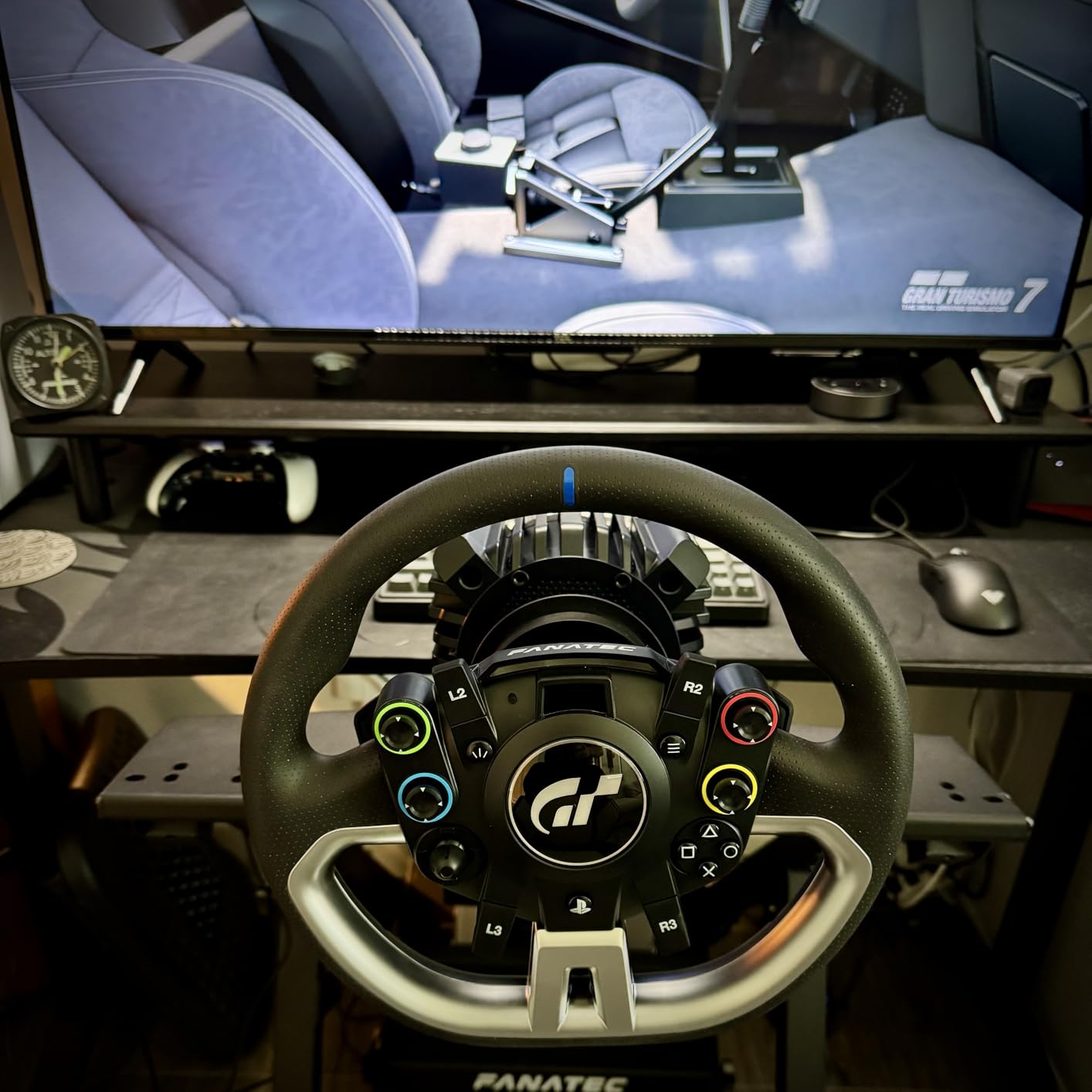 Fanatec Officially Licensed Gran Turismo DD Pro PlayStation Sim Racing Steering Wheel, Base and Pedals - Polyphony Digital Wheel, 5 Nm FluxBarrier Direct Drive, 2-Pedal Set for PC, PS5, PS4 customer photo 2