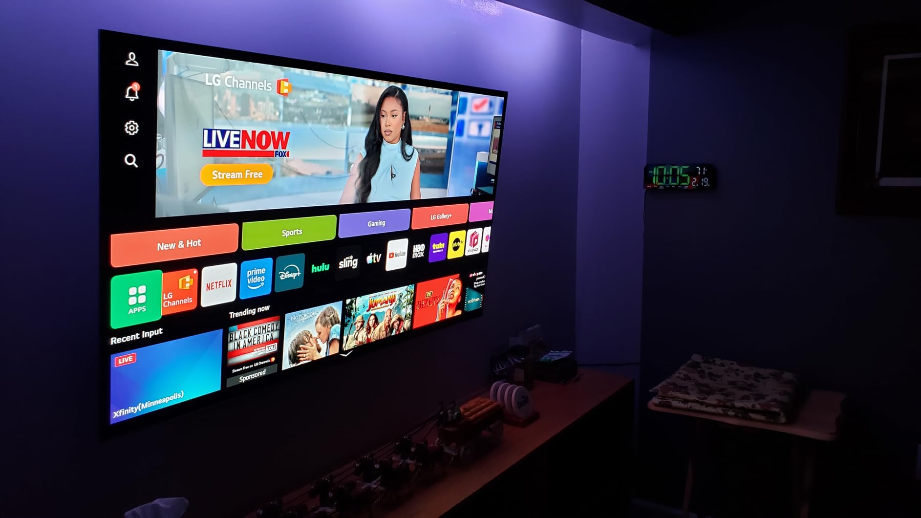 LG 55-Inch Class OLED evo AI Super Upscaling 4K C5 Series Smart TV w/Dolby Atmos, Dolby Vision, HDR10, Filmmaker Mode, Alexa Built-in (OLED55C5PUA, 2025) customer photo 1