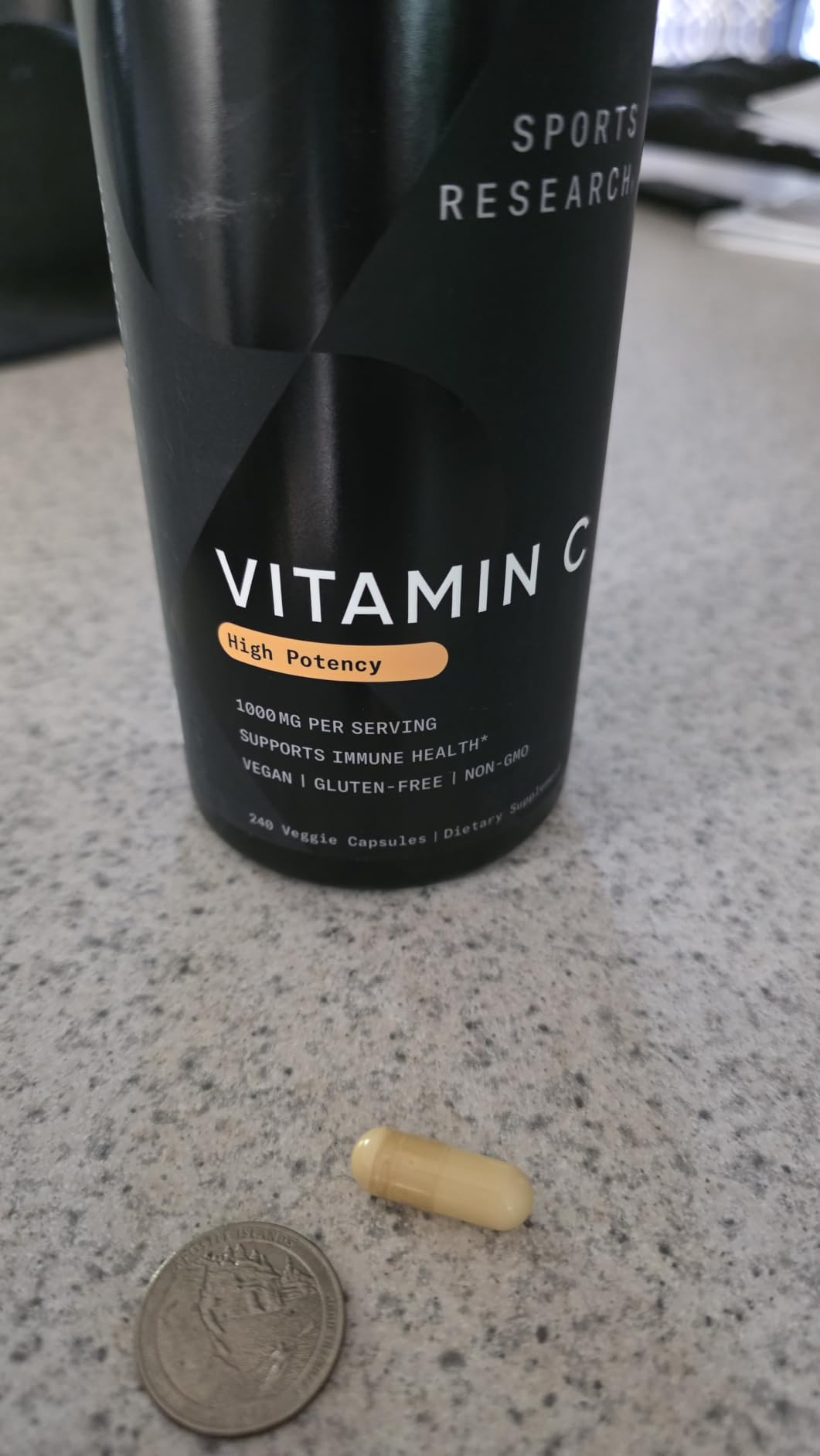 Sports Research Liposomal Vitamin C 1000mg, 180 Liquid Capsules | Antioxidant Activity & Immune Support - Enhanced Absorption - Non-GMO Verified & Gluten Free - Ascorbic Acid Vitamin C customer photo 1